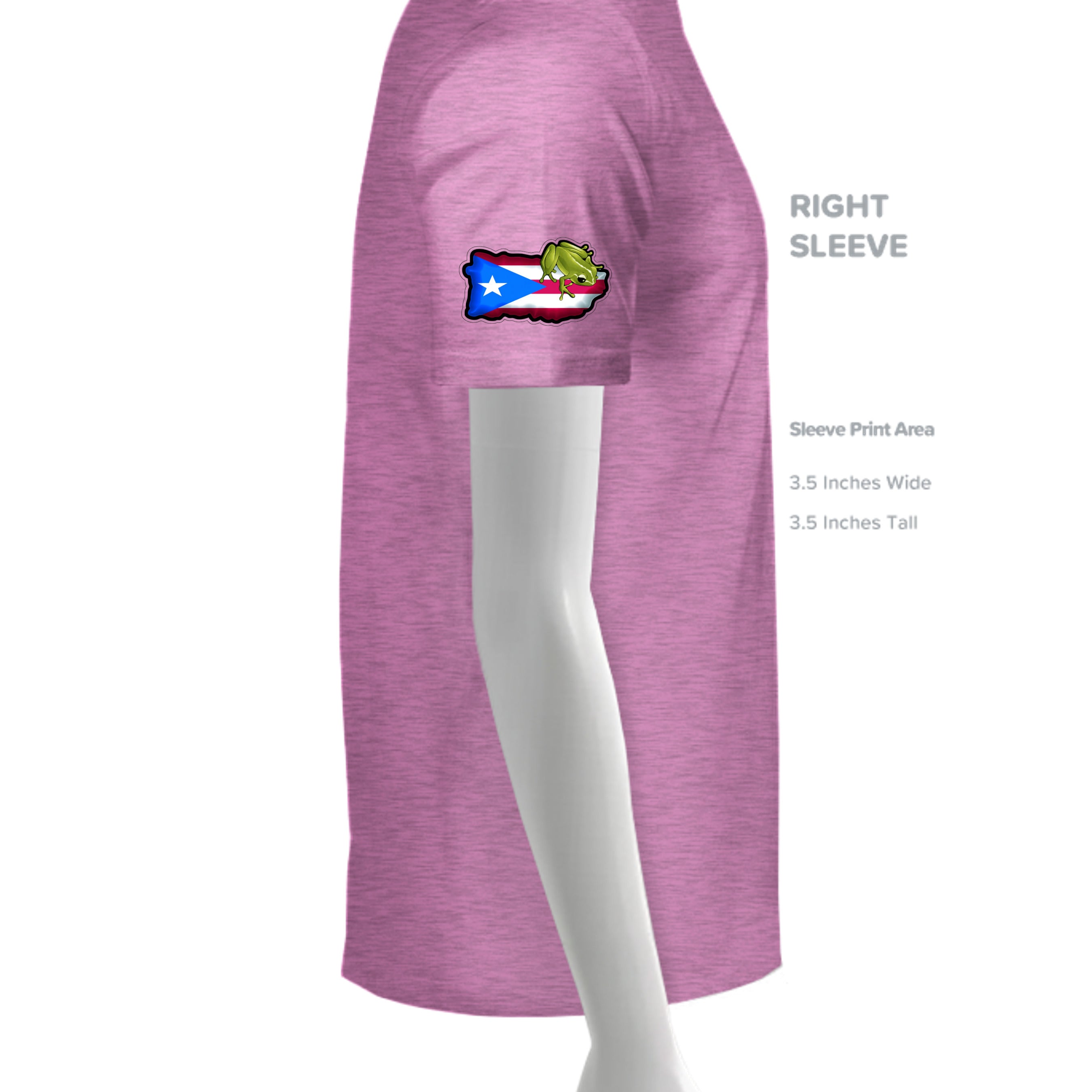 HEATHER RADIANT ORCHID - G500 - SLEEVE_RIGHT