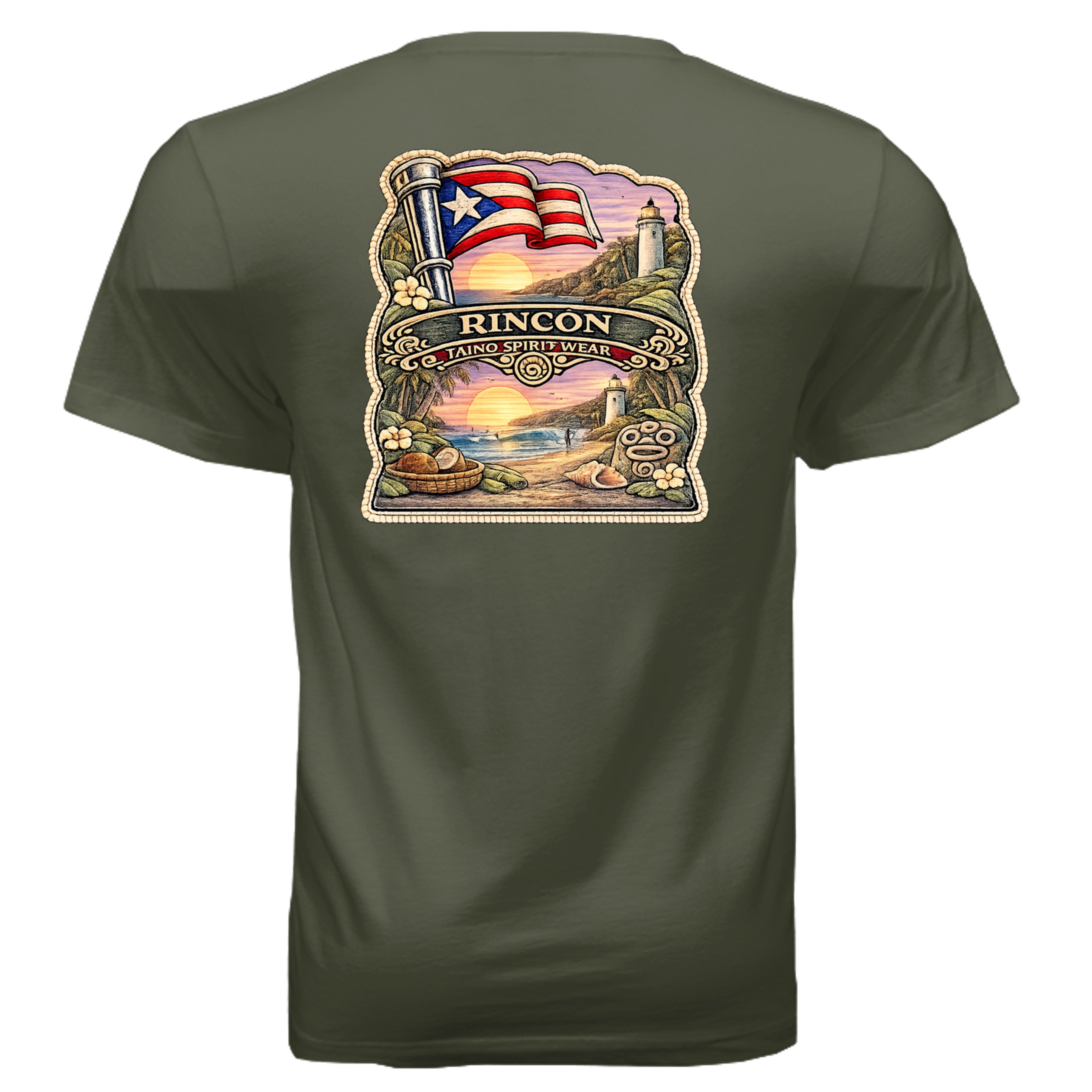 MILITARY GREEN - 3005 - BACK