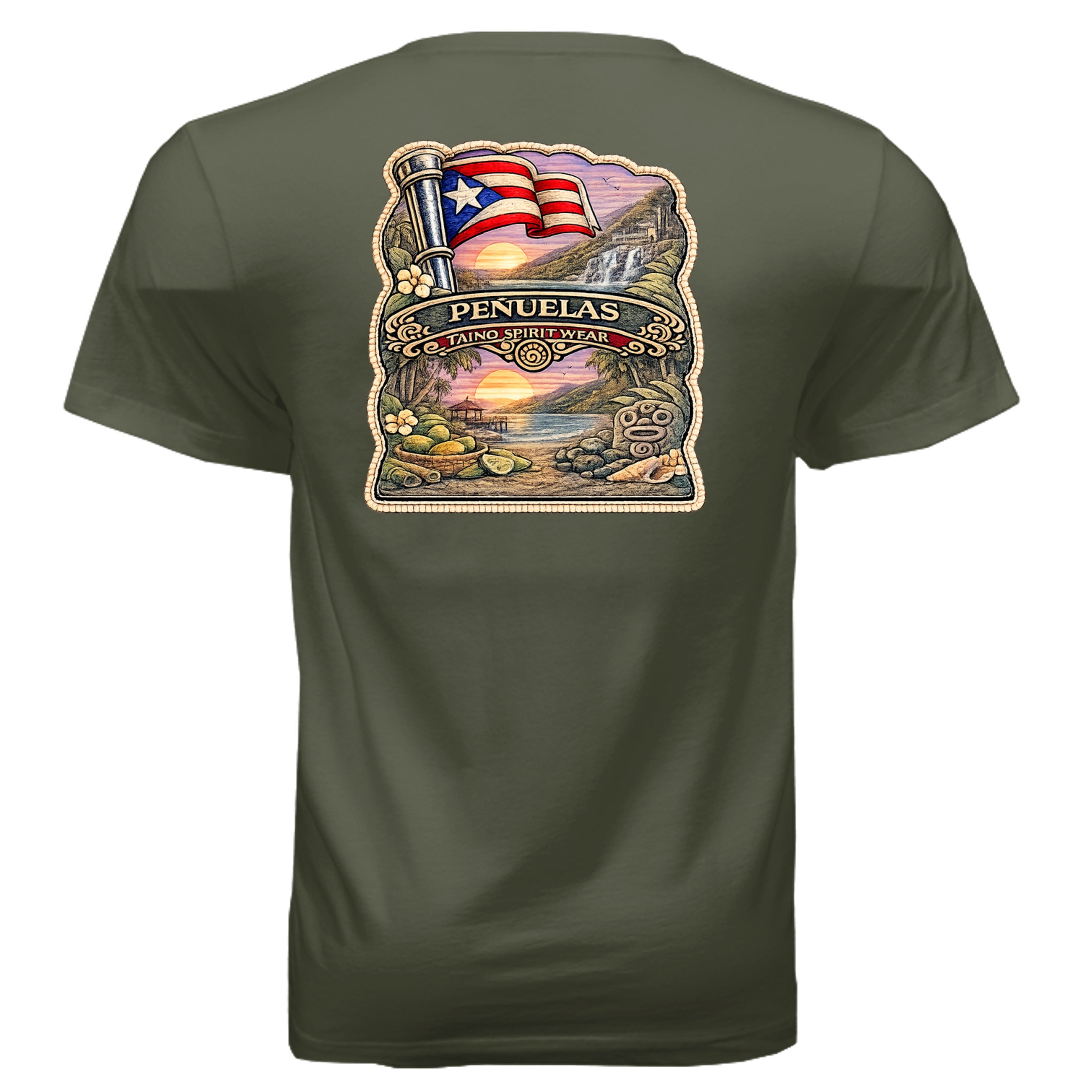 MILITARY GREEN - 3005 - BACK