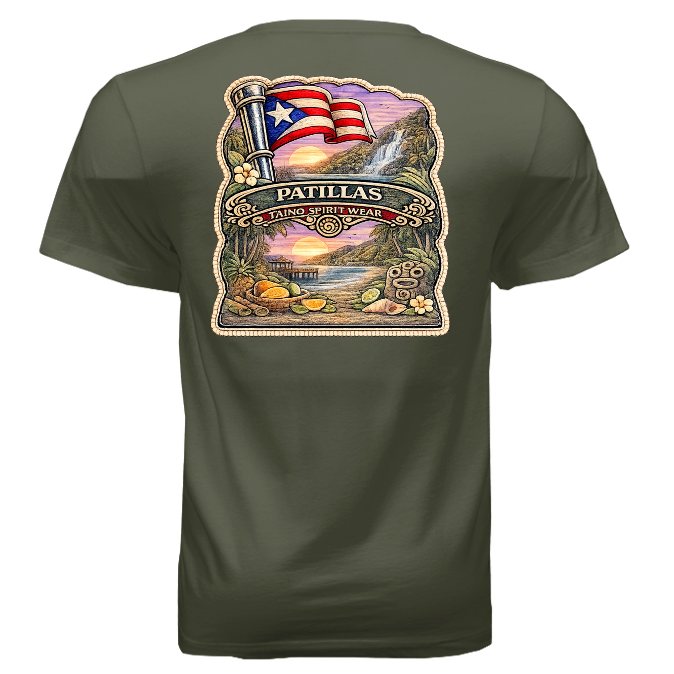 MILITARY GREEN - 3005 - BACK