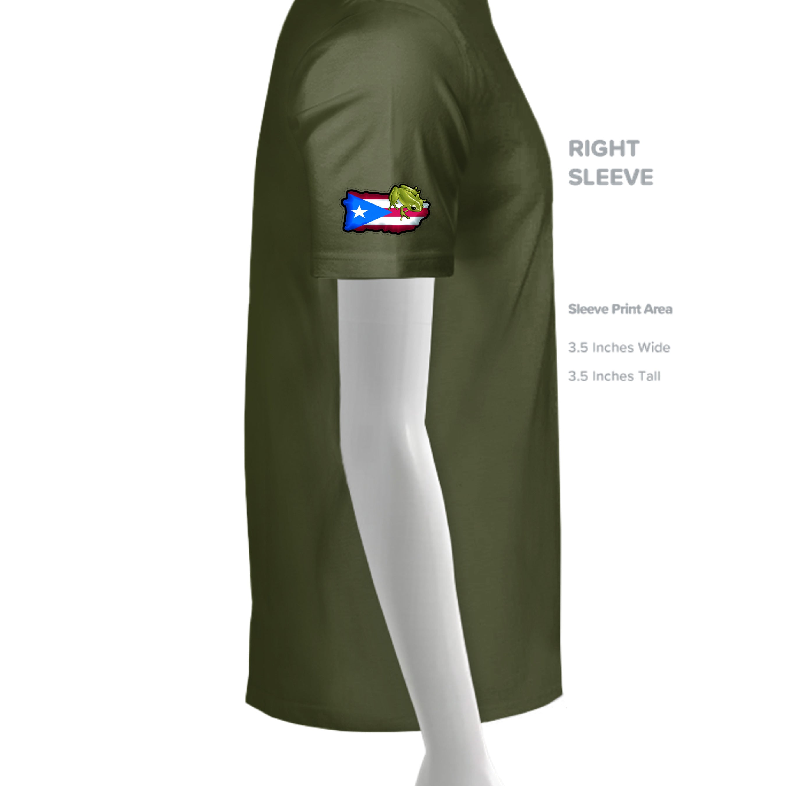 MILITARY GREEN - G500 - SLEEVE_RIGHT