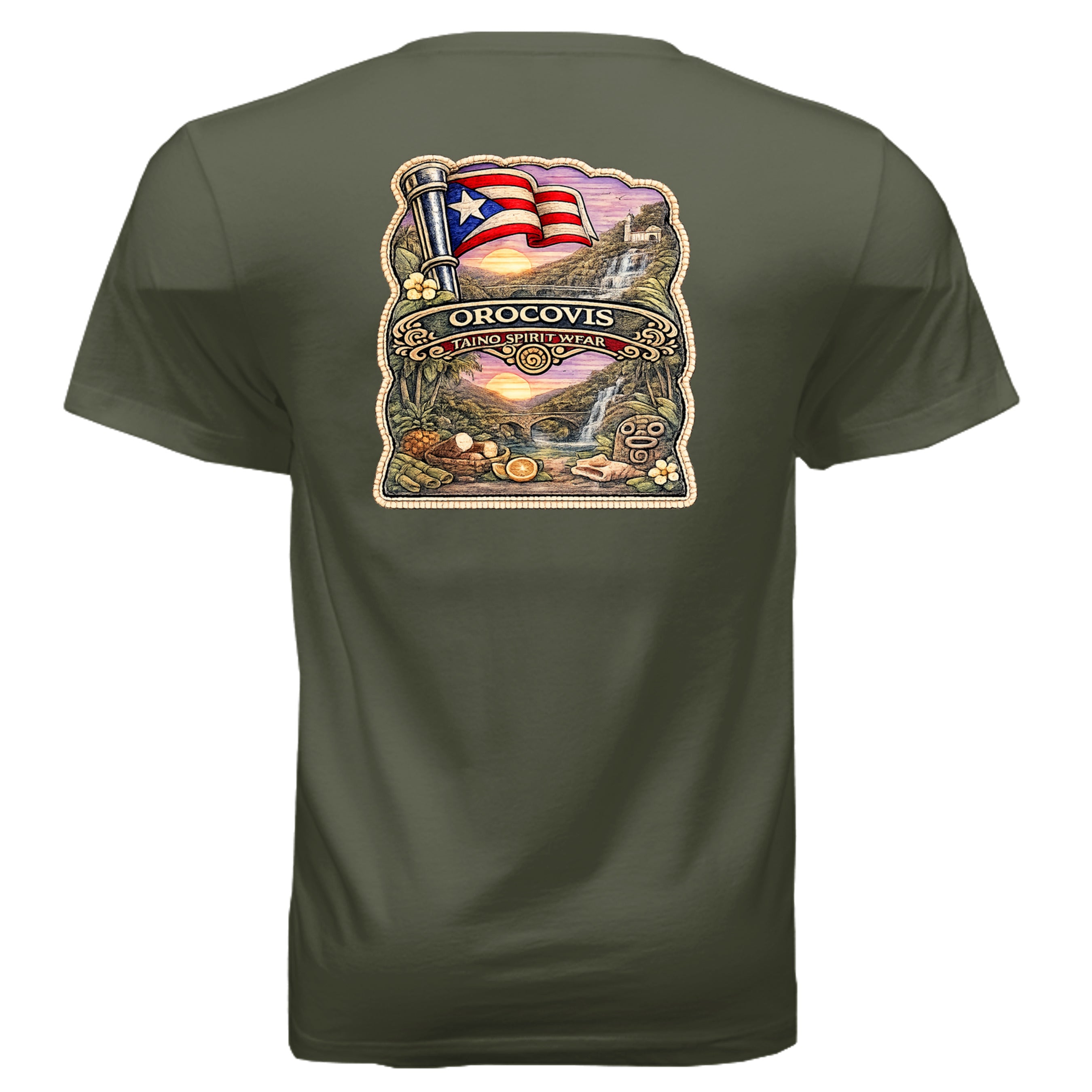 MILITARY GREEN - 3005 - BACK