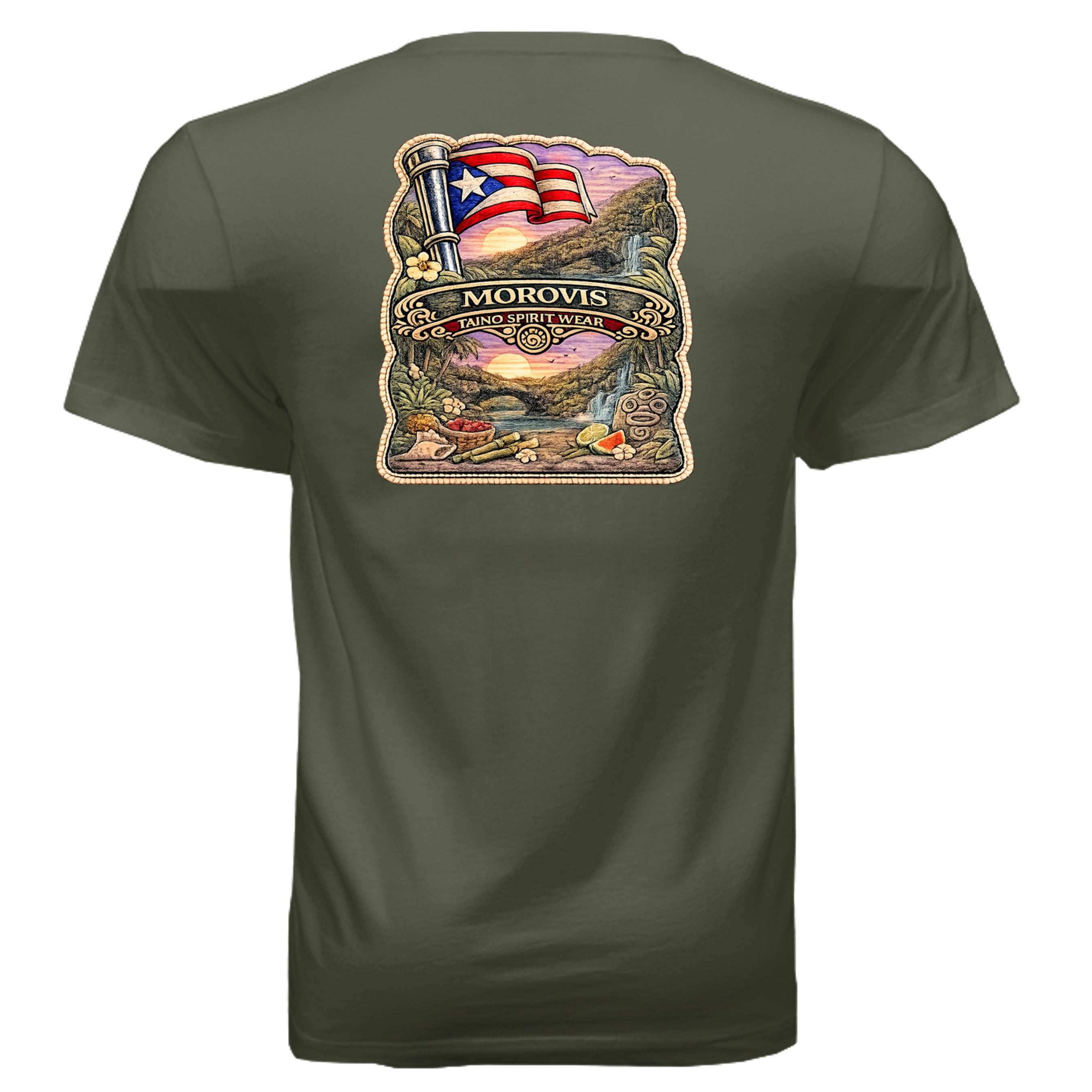 MILITARY GREEN - 3005 - BACK