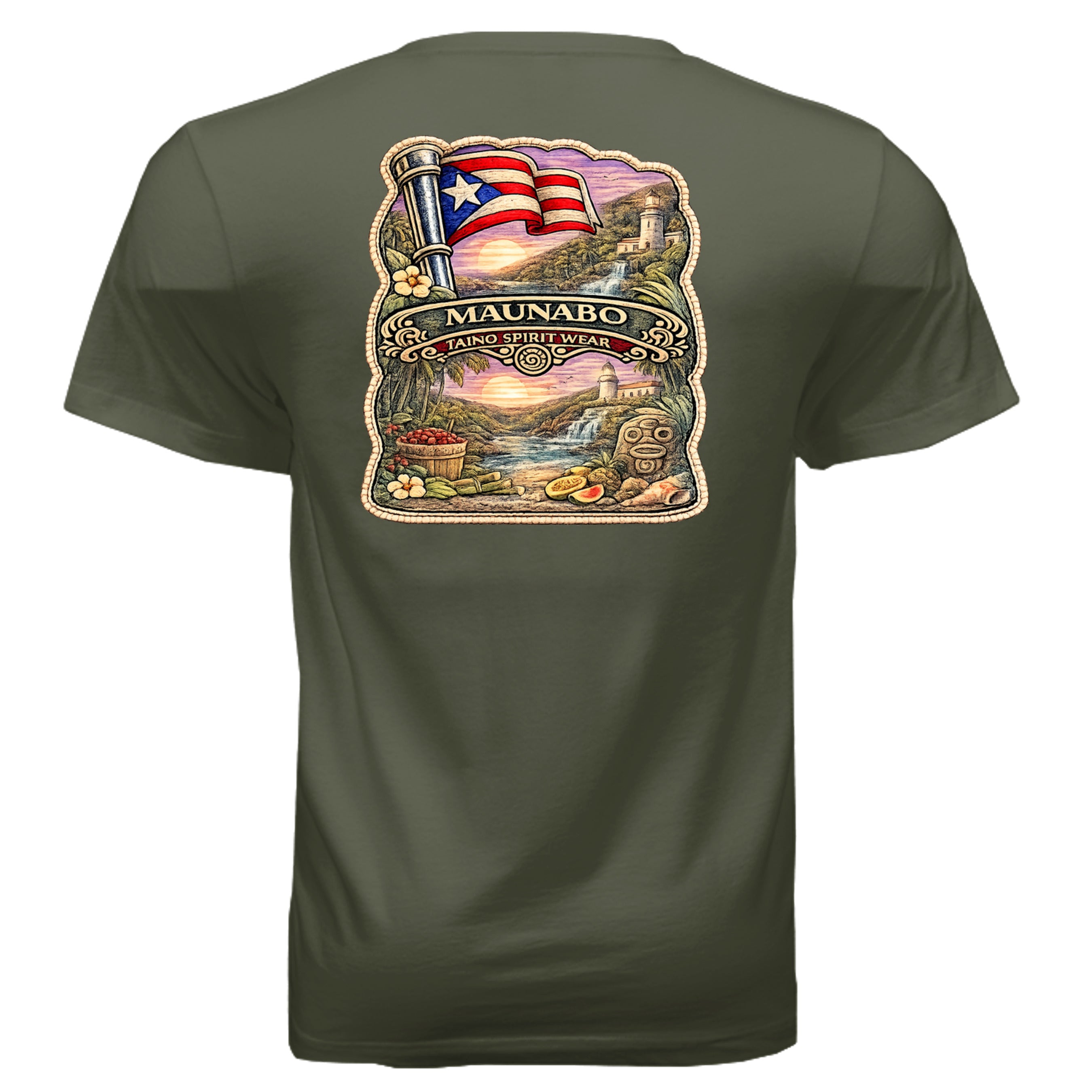 MILITARY GREEN - 3005 - BACK