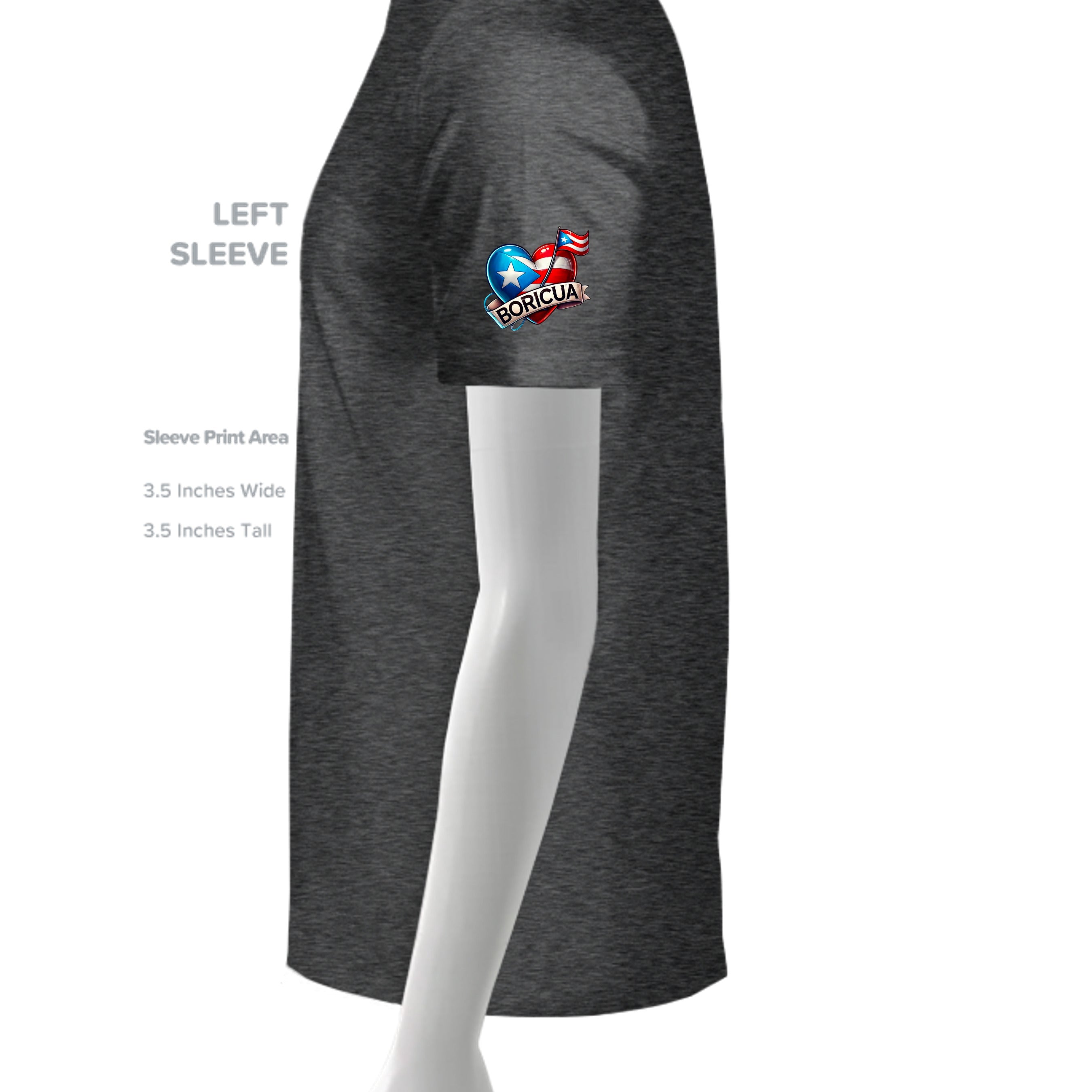 DARK HEATHER - G500 - SLEEVE_LEFT