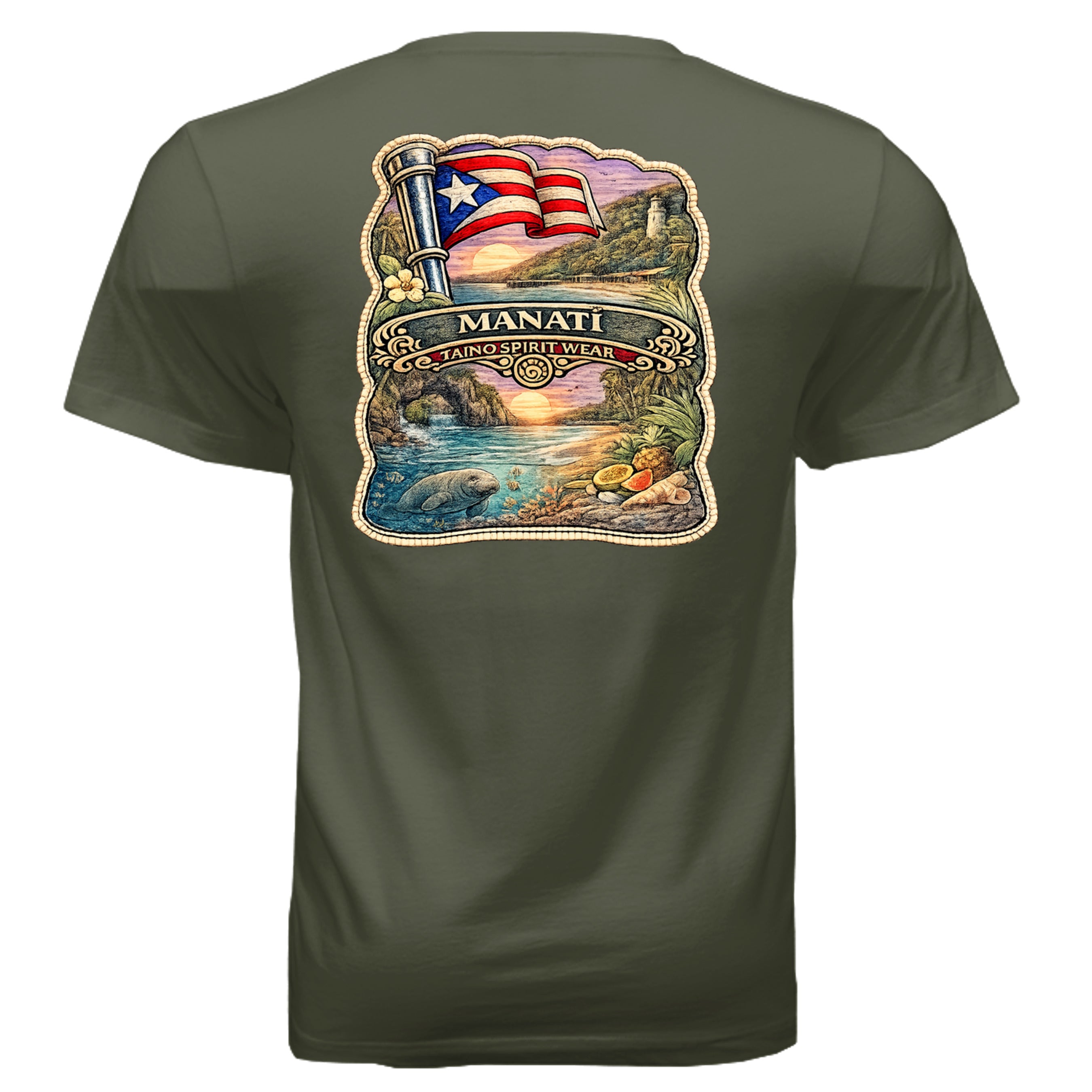 MILITARY GREEN - 3005 - BACK