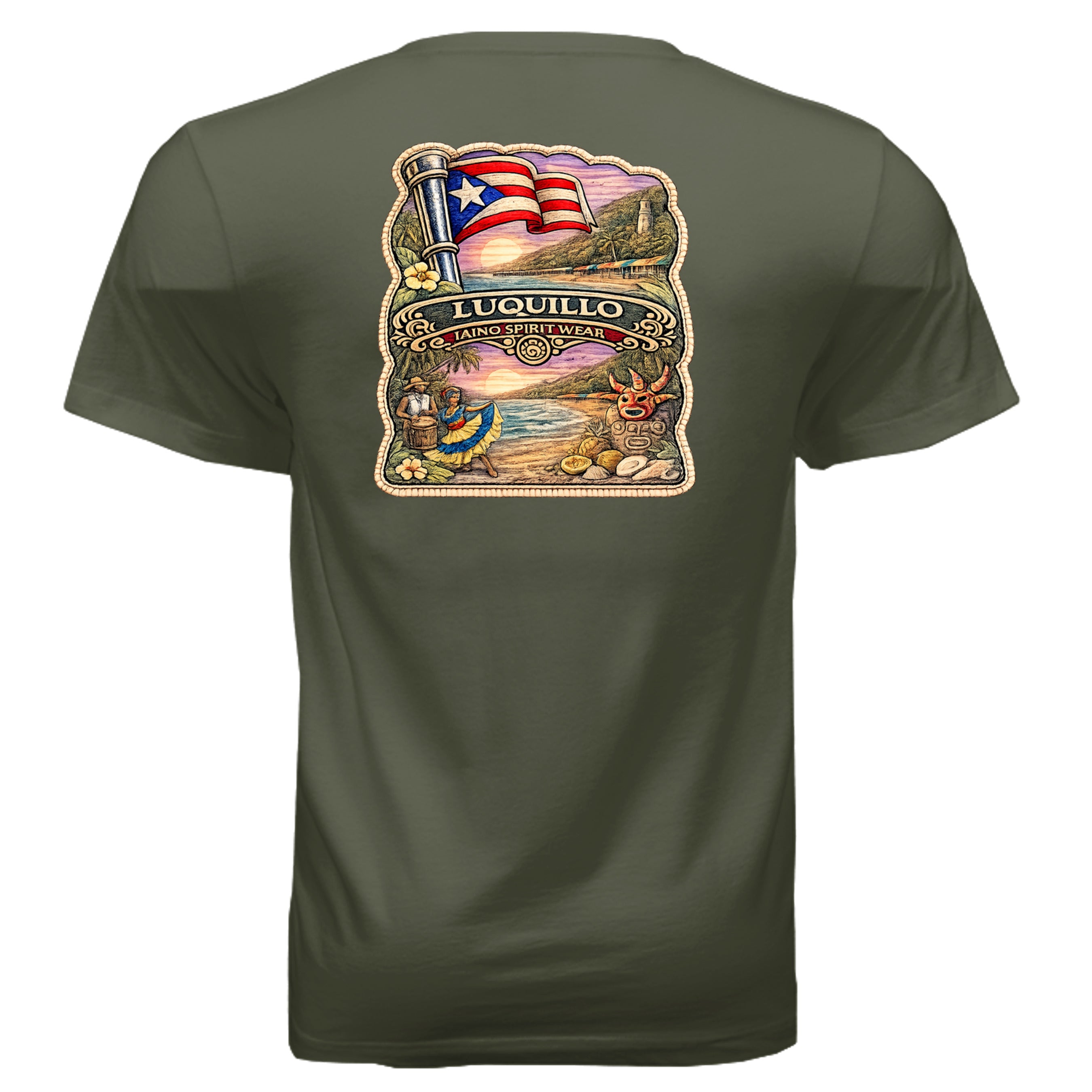MILITARY GREEN - 3005 - BACK