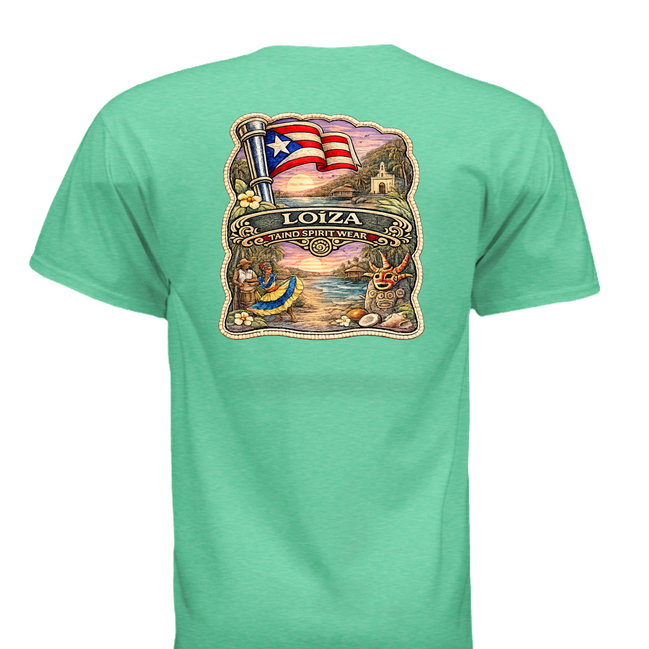 HEATHER IRISH GREEN - G64V - BACK