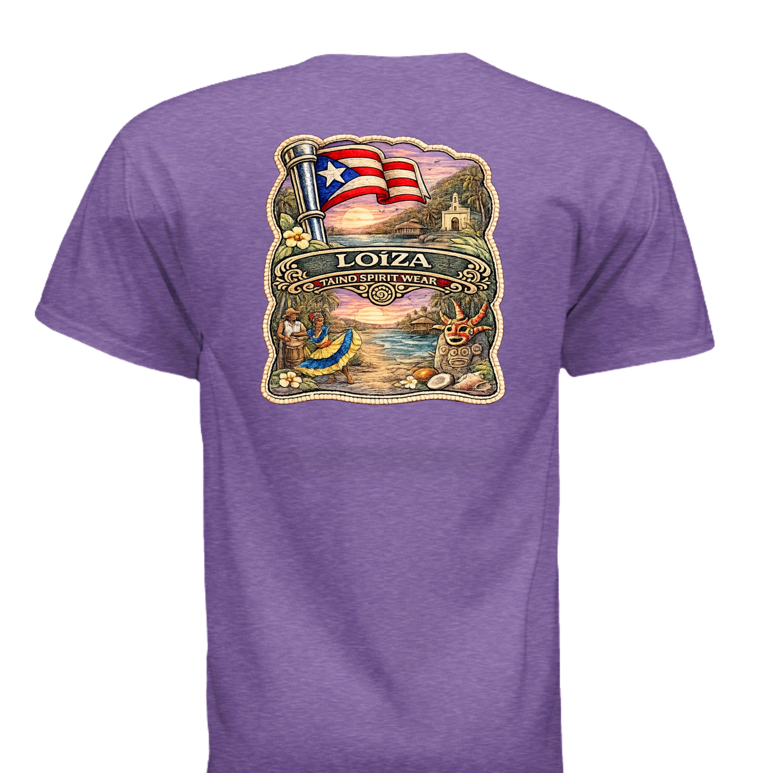 HEATHER PURPLE - G64V - BACK