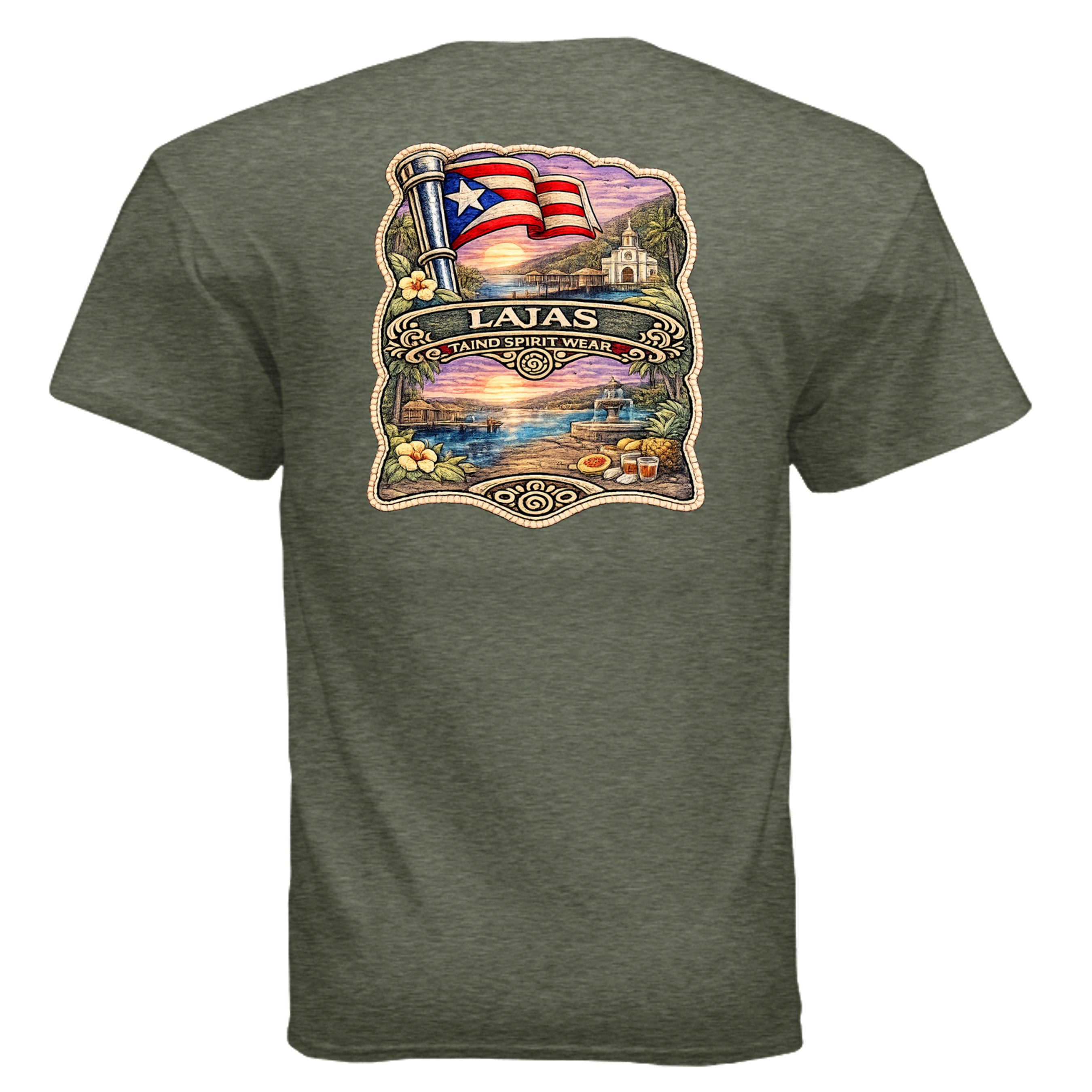 HEATHER MILITARY GREEN - G500 - BACK