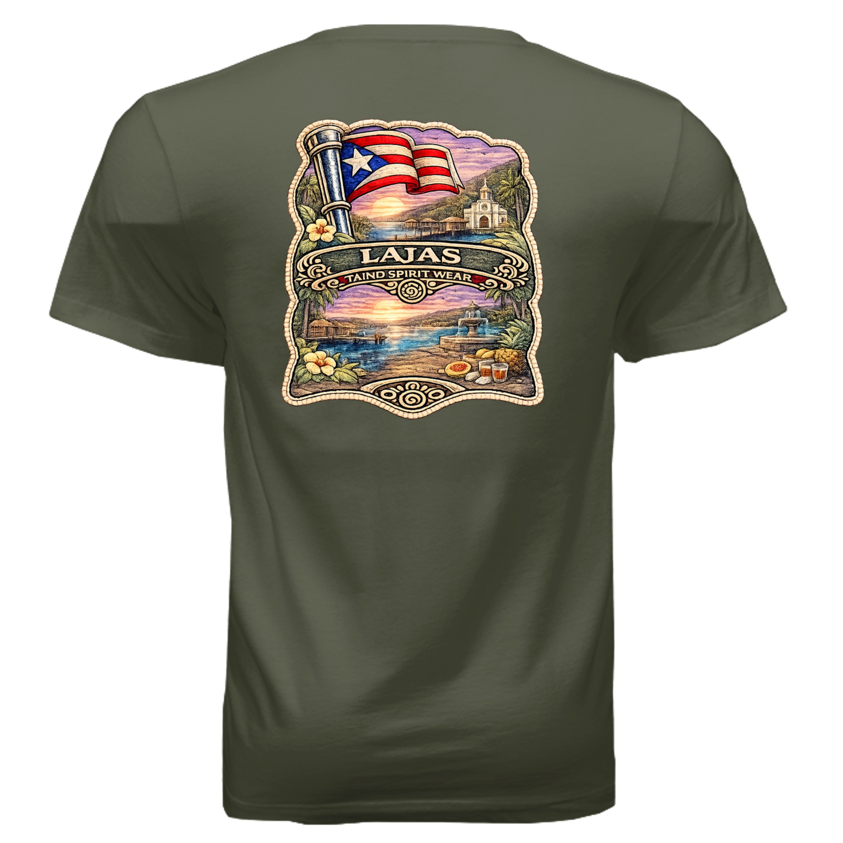 MILITARY GREEN - 3005 - BACK