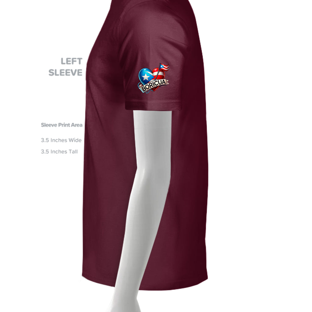 MAROON - G500 - SLEEVE_LEFT