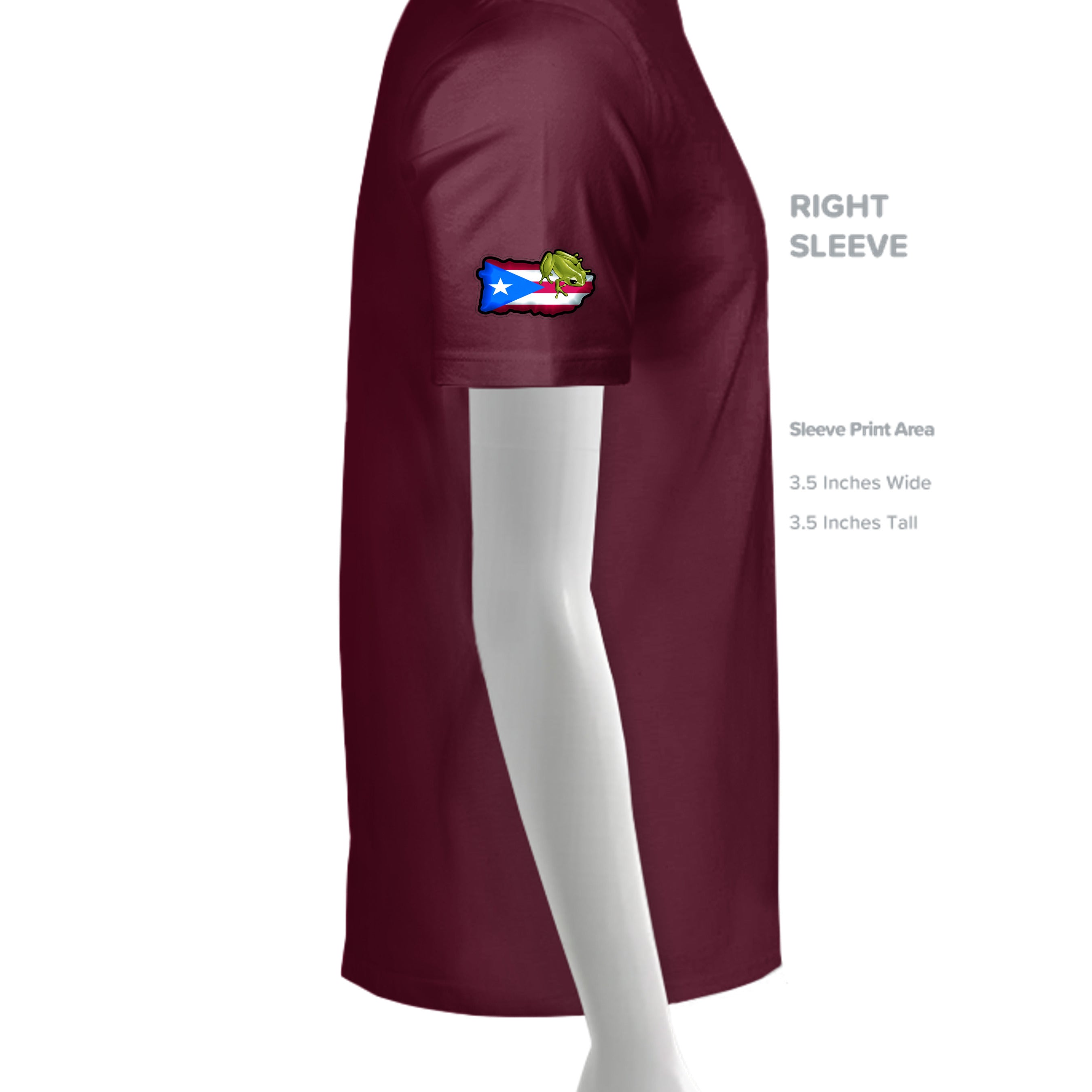MAROON - G500 - SLEEVE_RIGHT