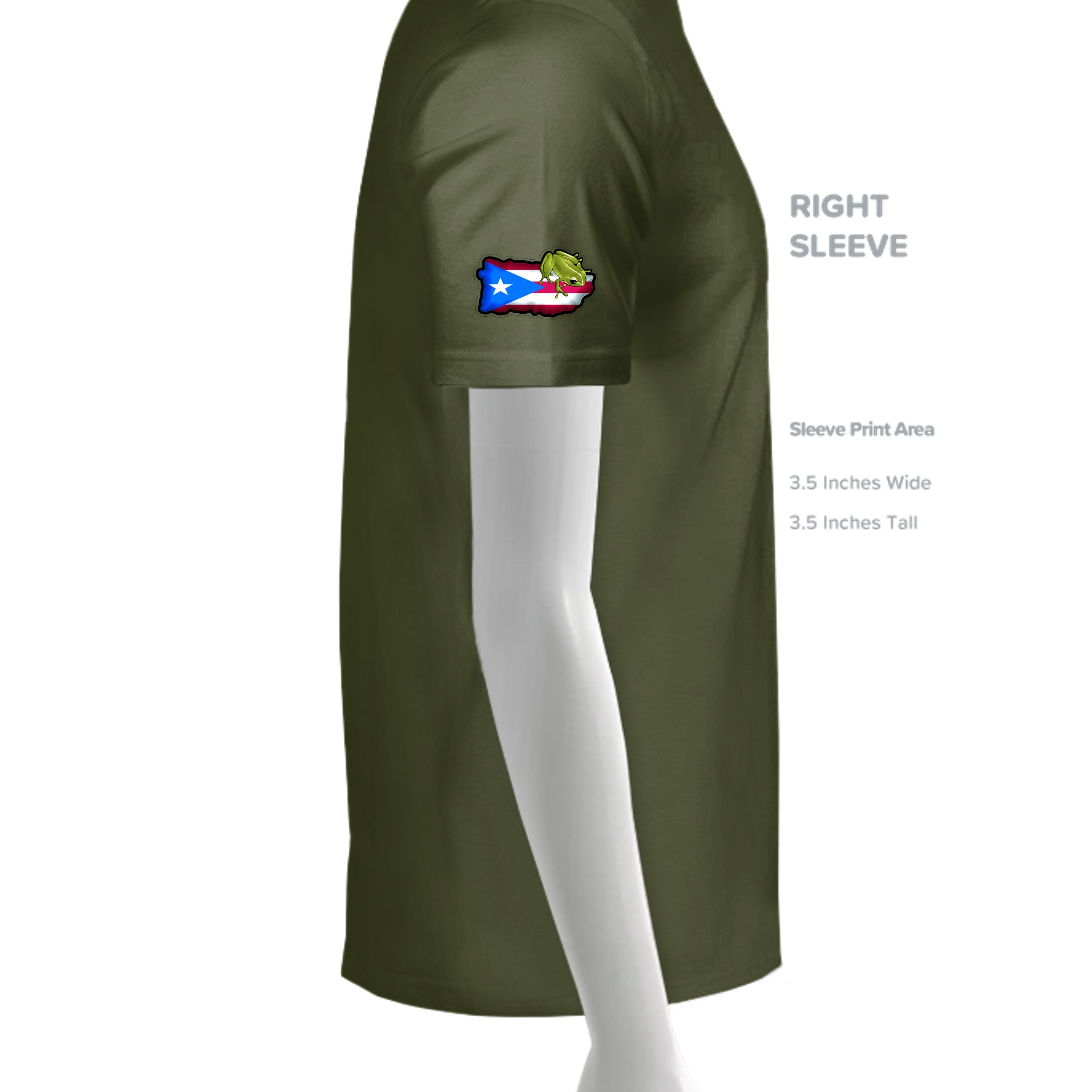 MILITARY GREEN - G500 - SLEEVE_RIGHT
