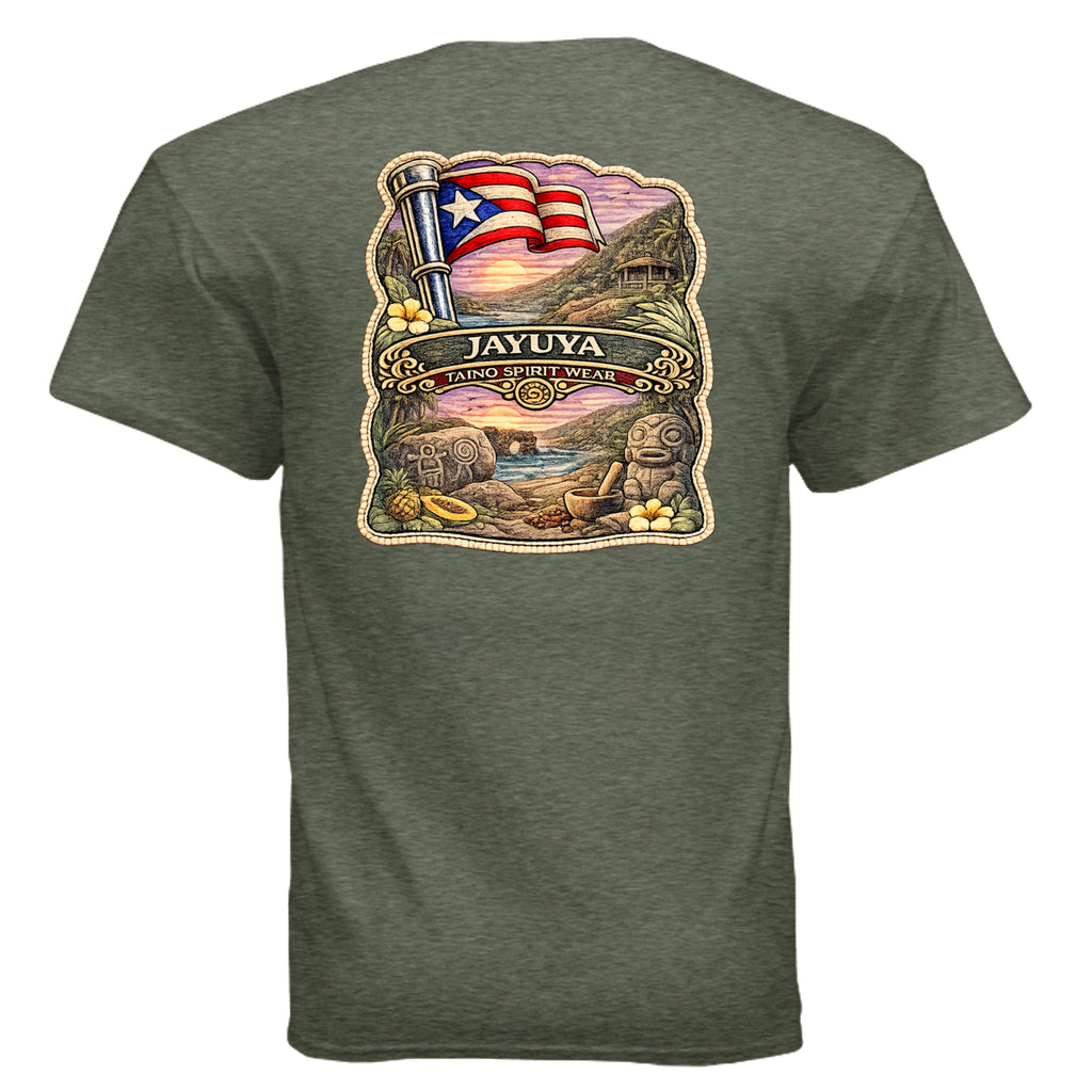 HEATHER MILITARY GREEN - G500 - BACK