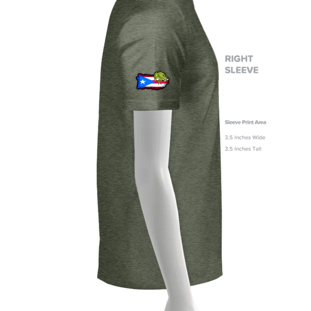 HEATHER MILITARY GREEN - G500 - SLEEVE_RIGHT