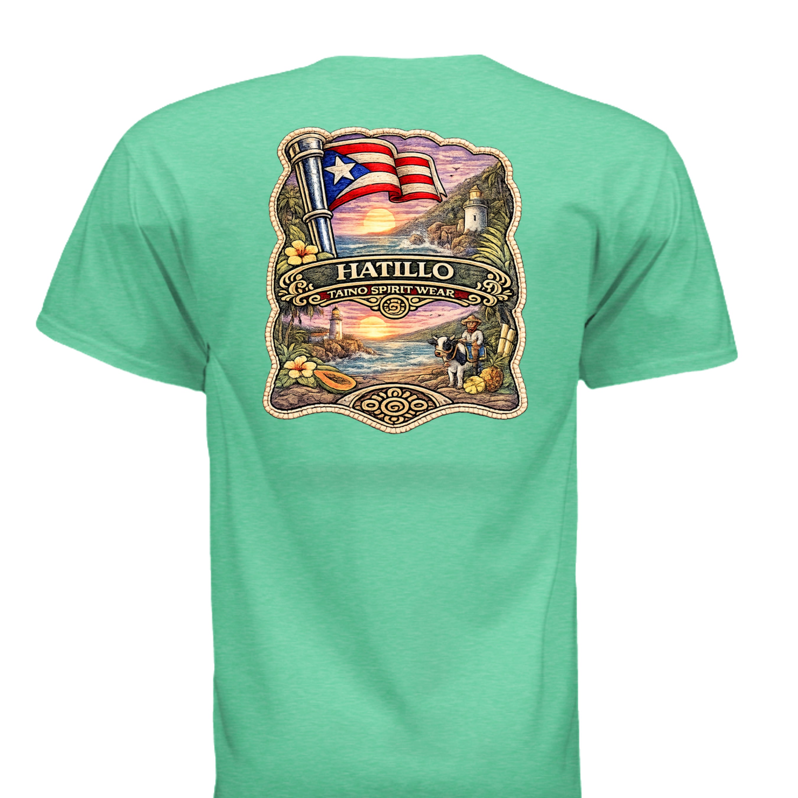 HEATHER IRISH GREEN - G64V - BACK