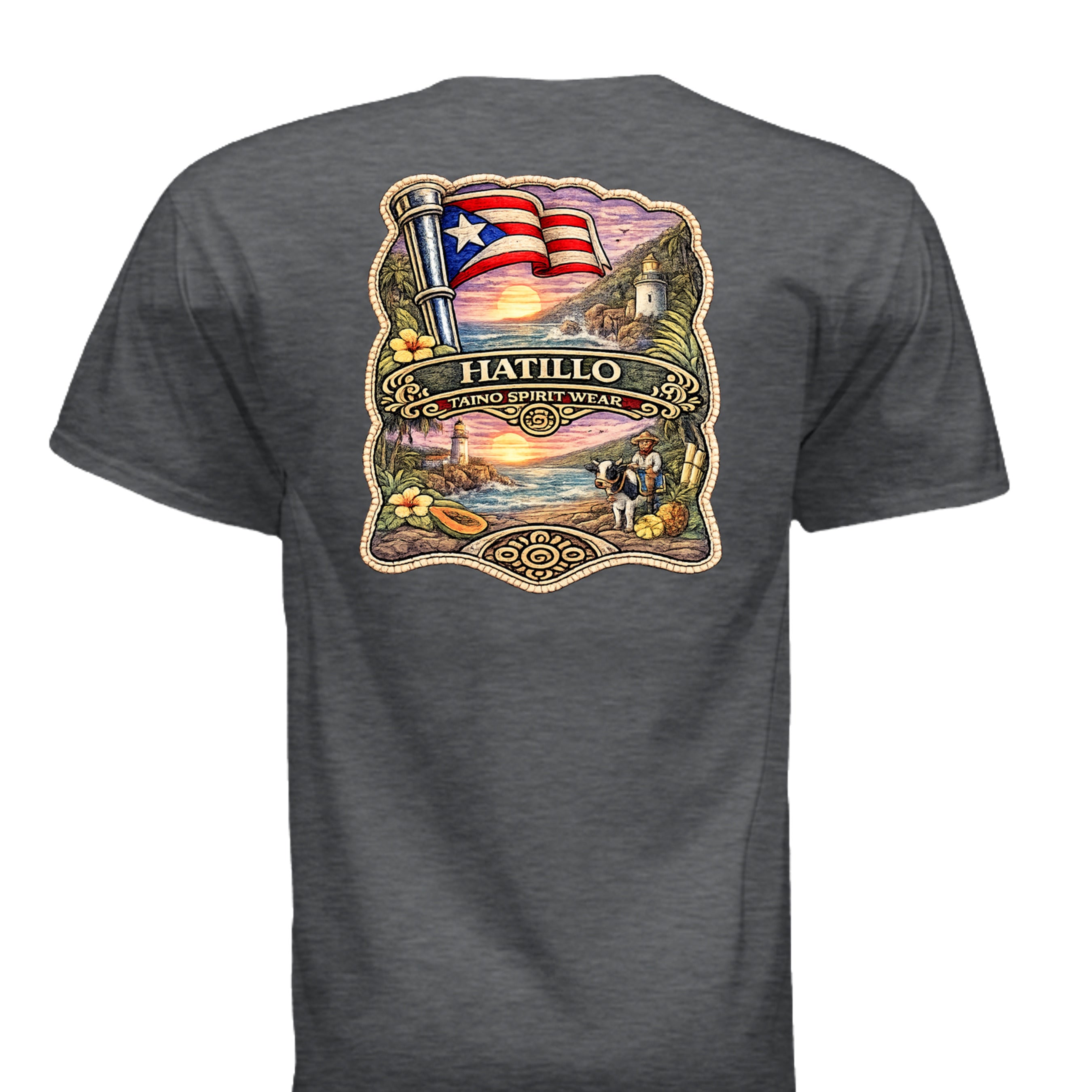 DARK HEATHER - G64V - BACK