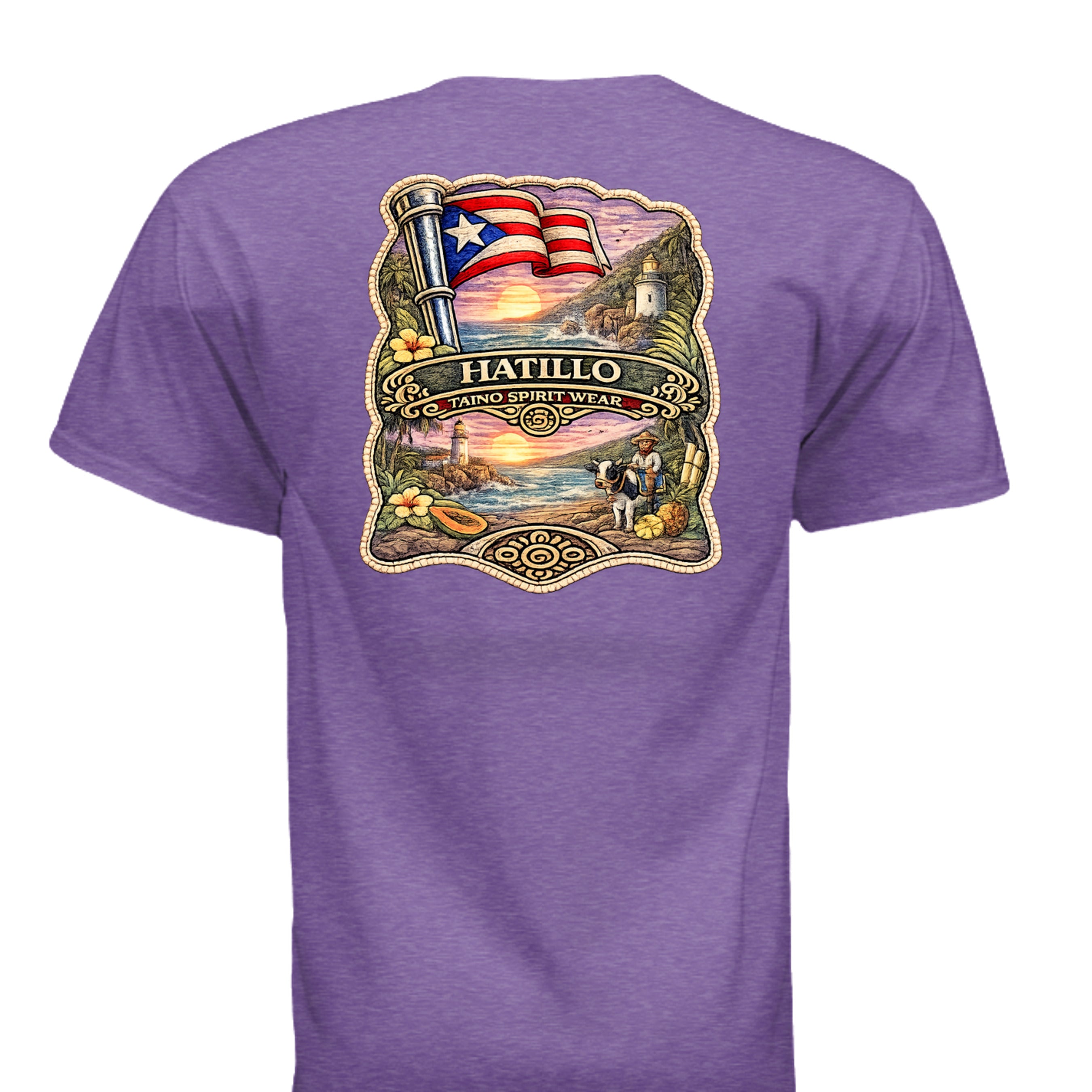 HEATHER PURPLE - G64V - BACK