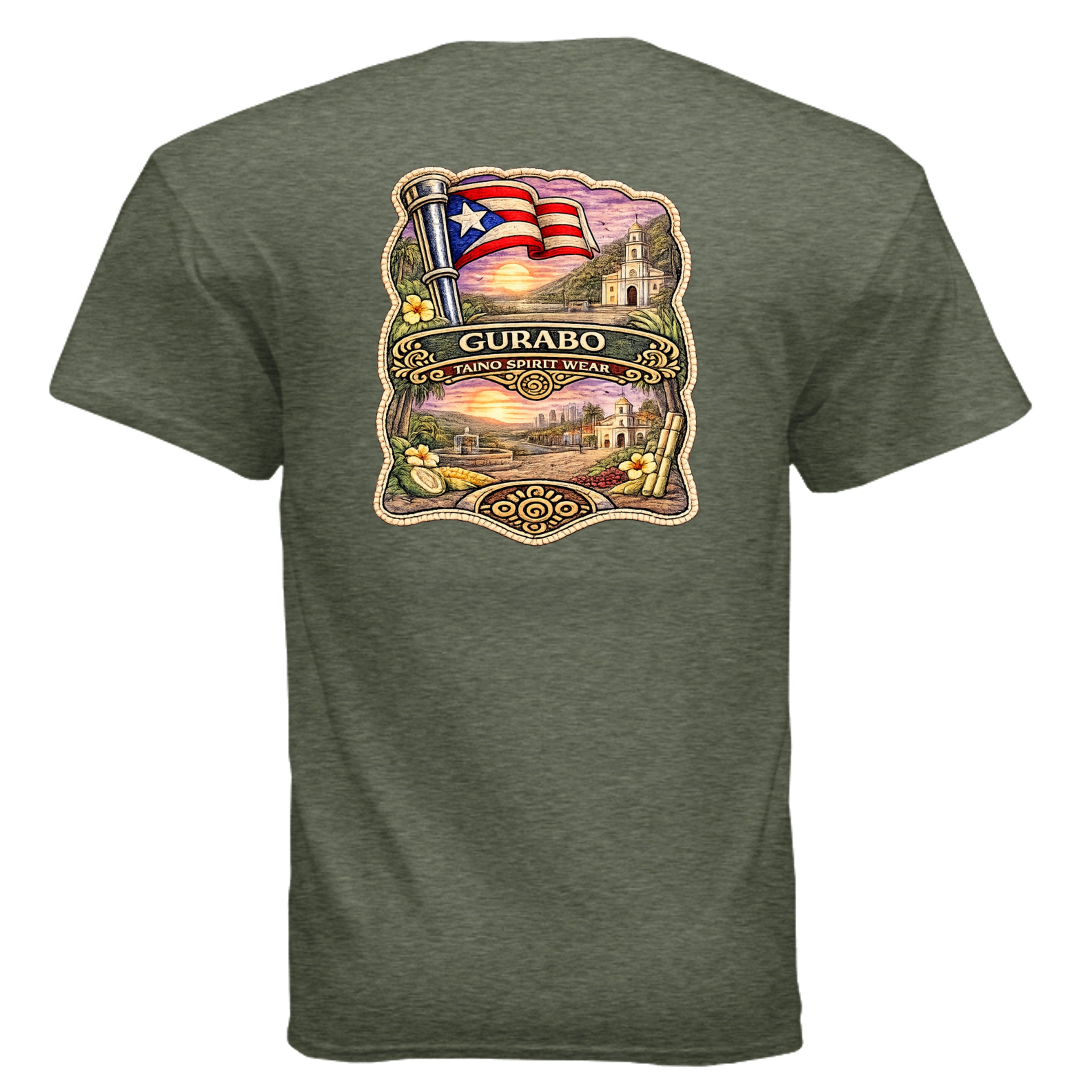 HEATHER MILITARY GREEN - G500 - BACK