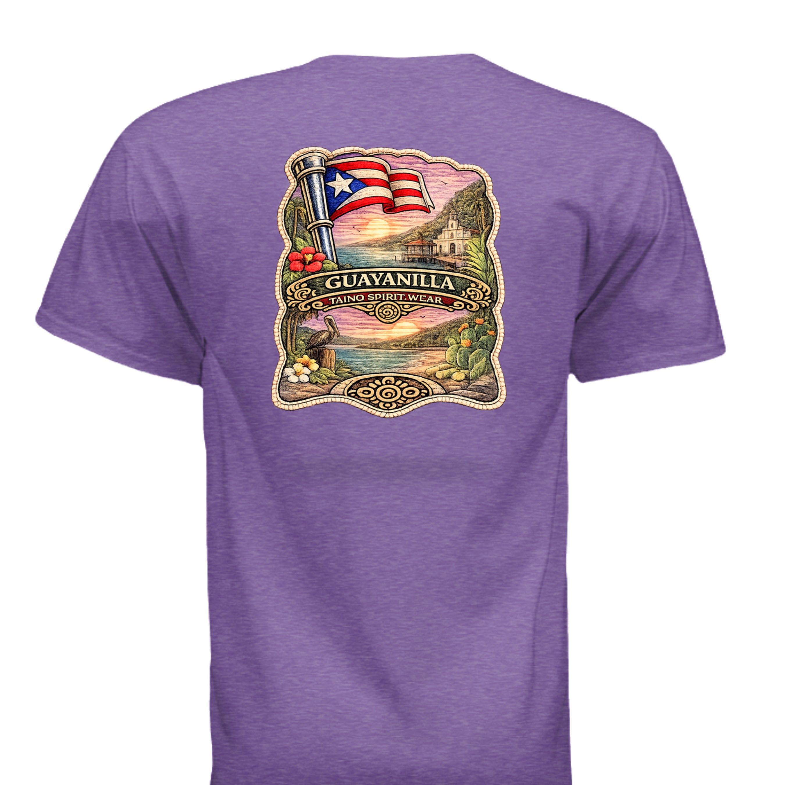 HEATHER PURPLE - G64V - BACK