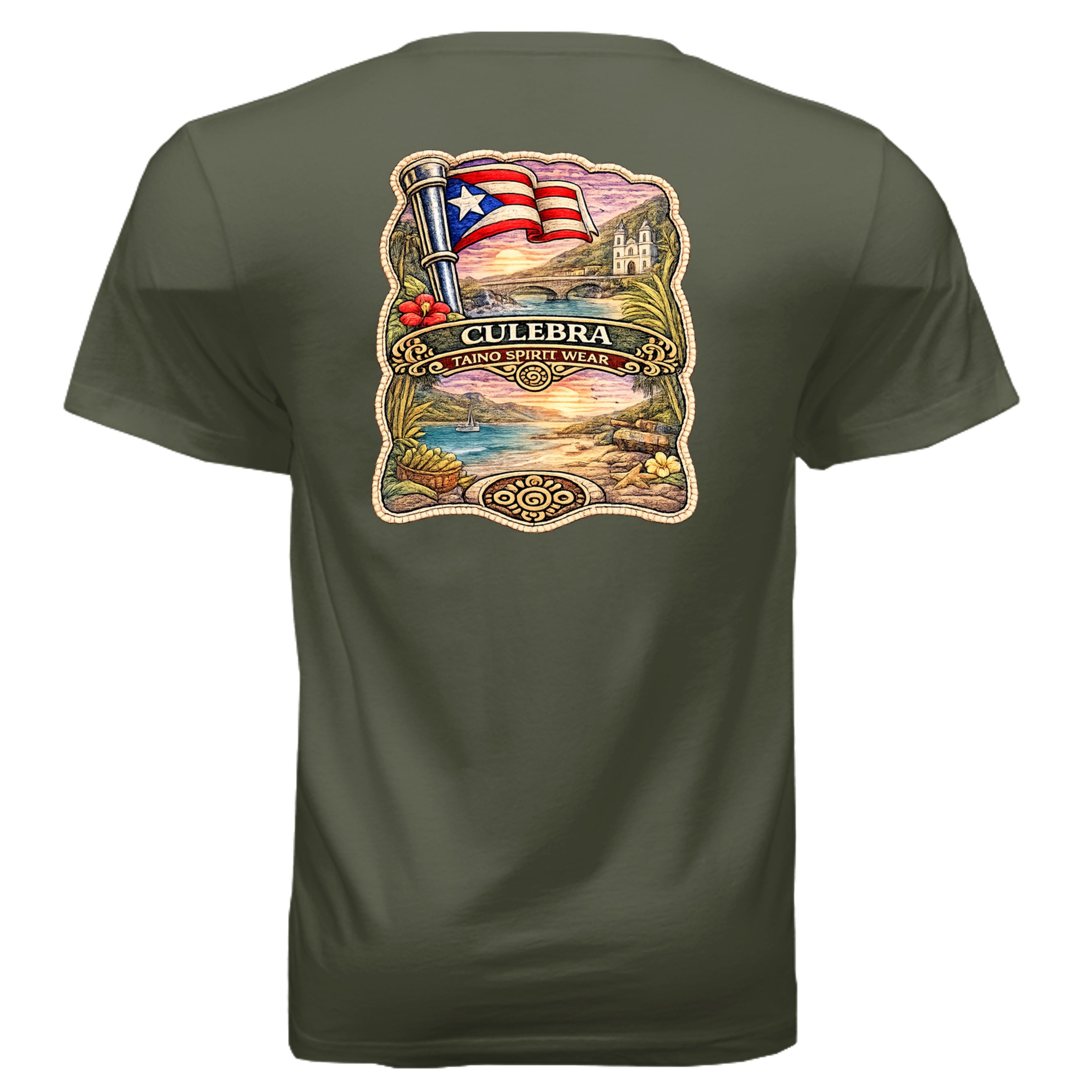 MILITARY GREEN - 3005 - BACK