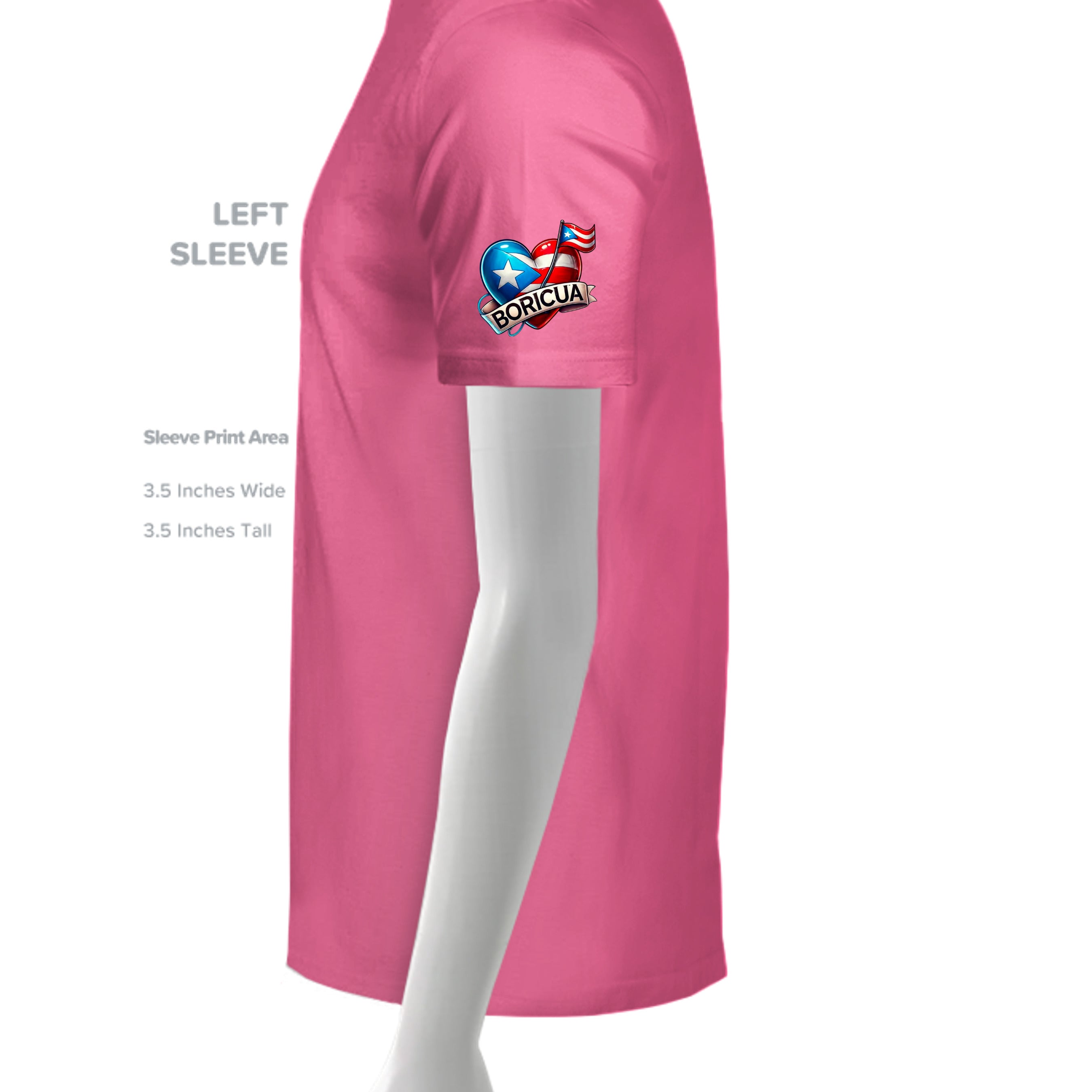 SAFETY PINK - G500 - SLEEVE_LEFT