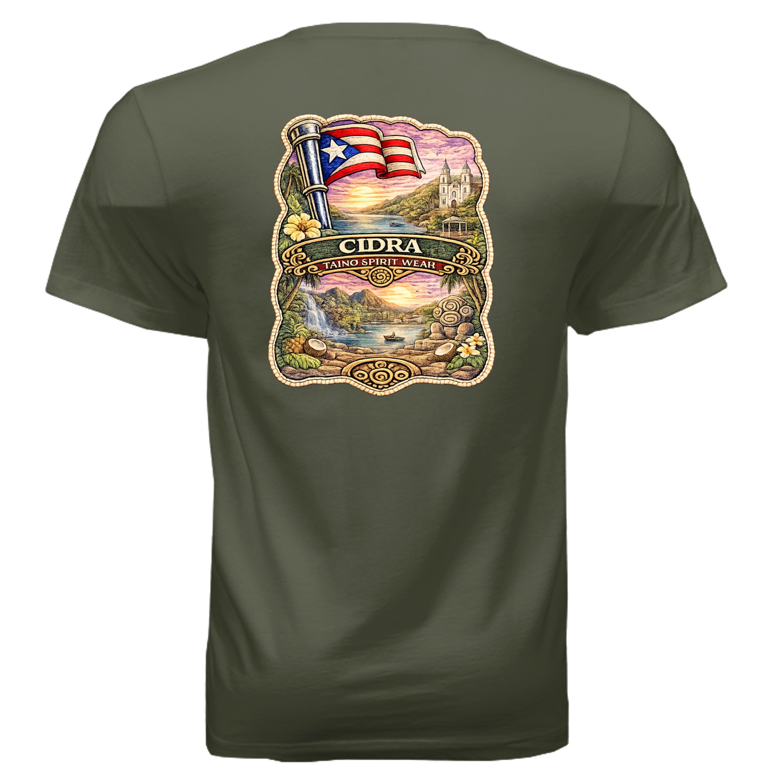 MILITARY GREEN - 3005 - BACK