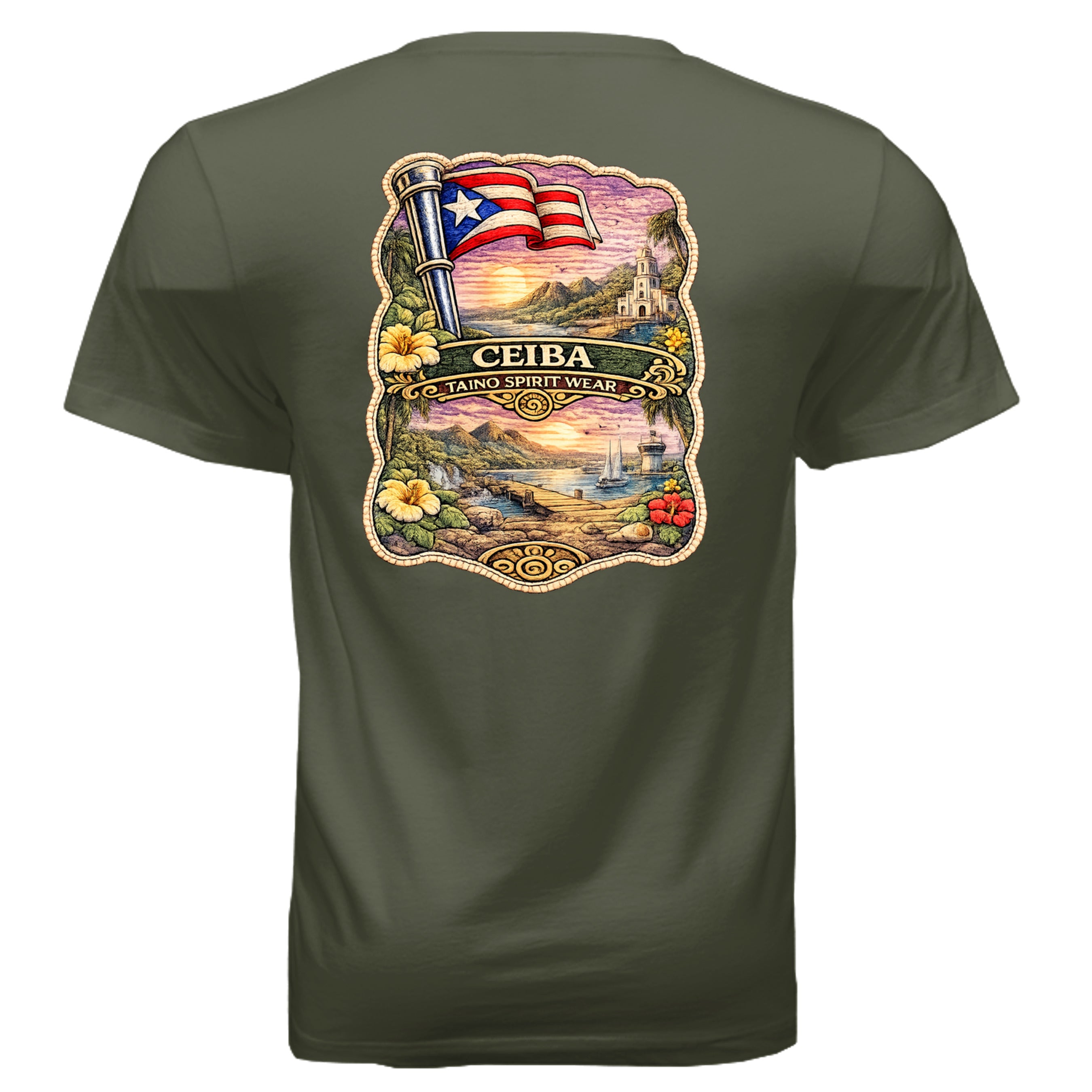 MILITARY GREEN - 3005 - BACK