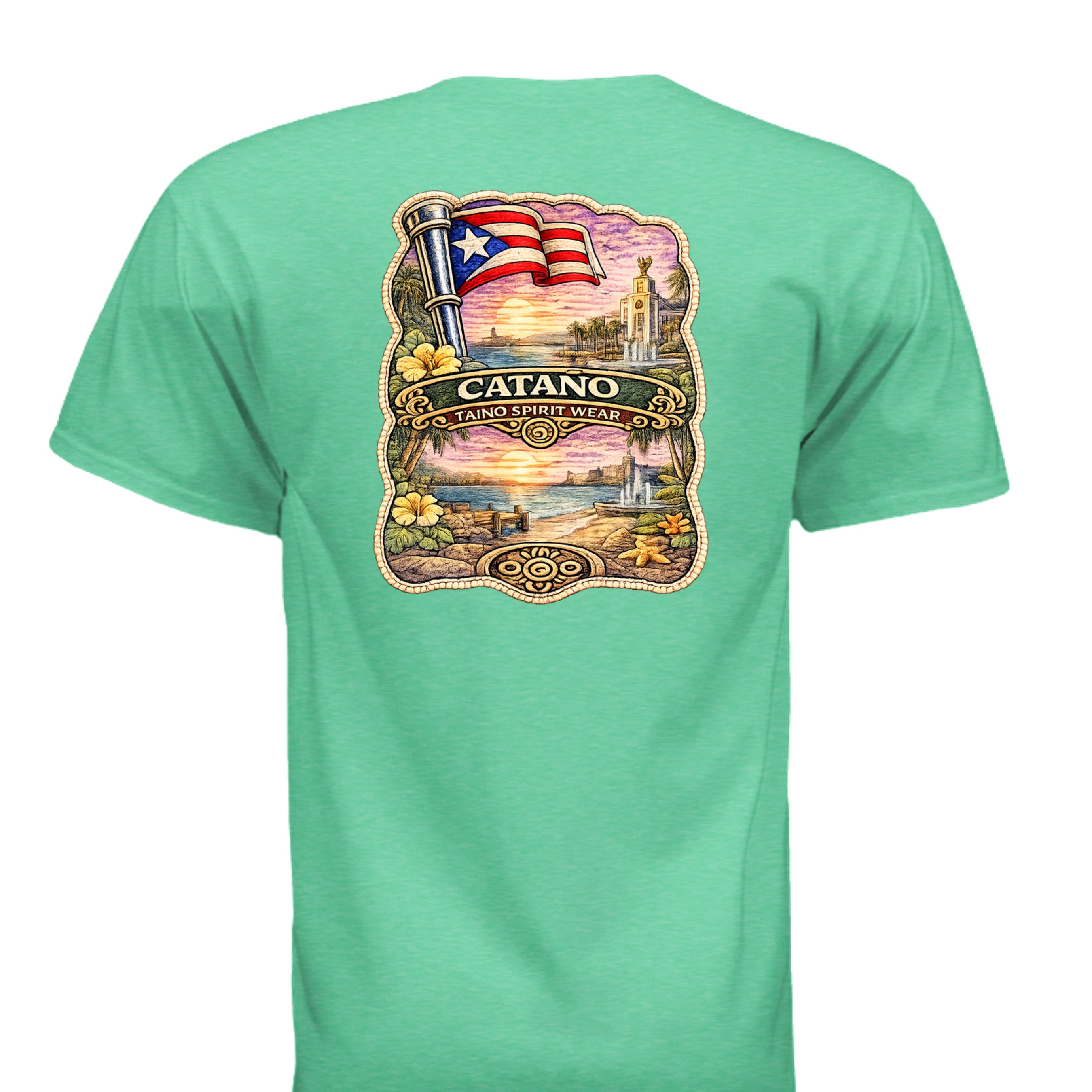 HEATHER IRISH GREEN - G64V - BACK