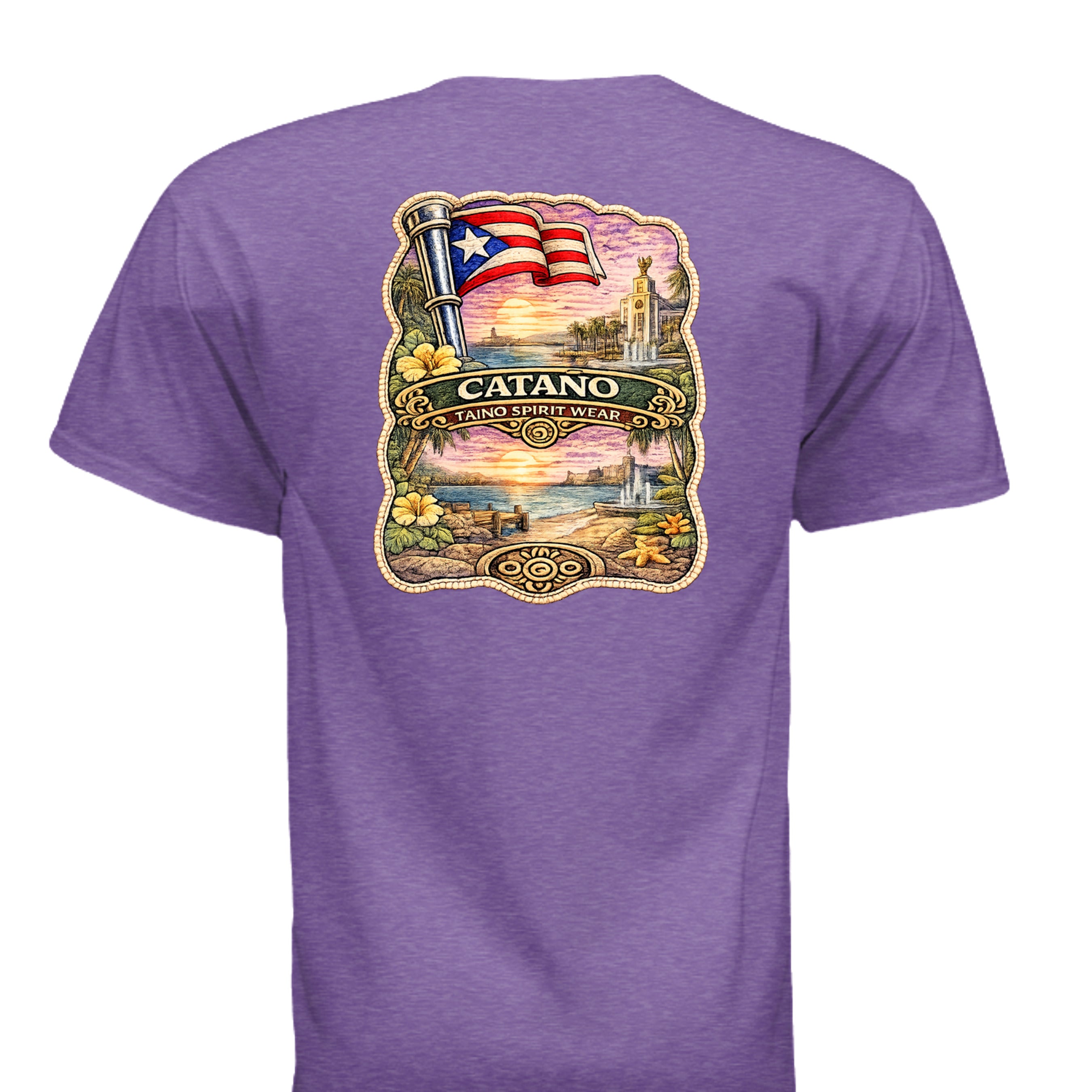 HEATHER PURPLE - G64V - BACK