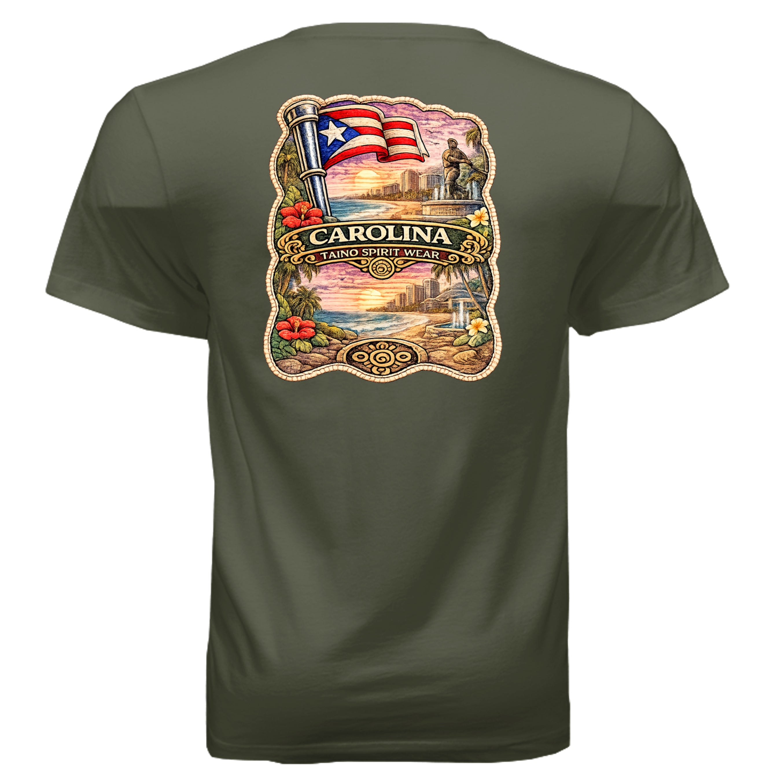 MILITARY GREEN - 3005 - BACK