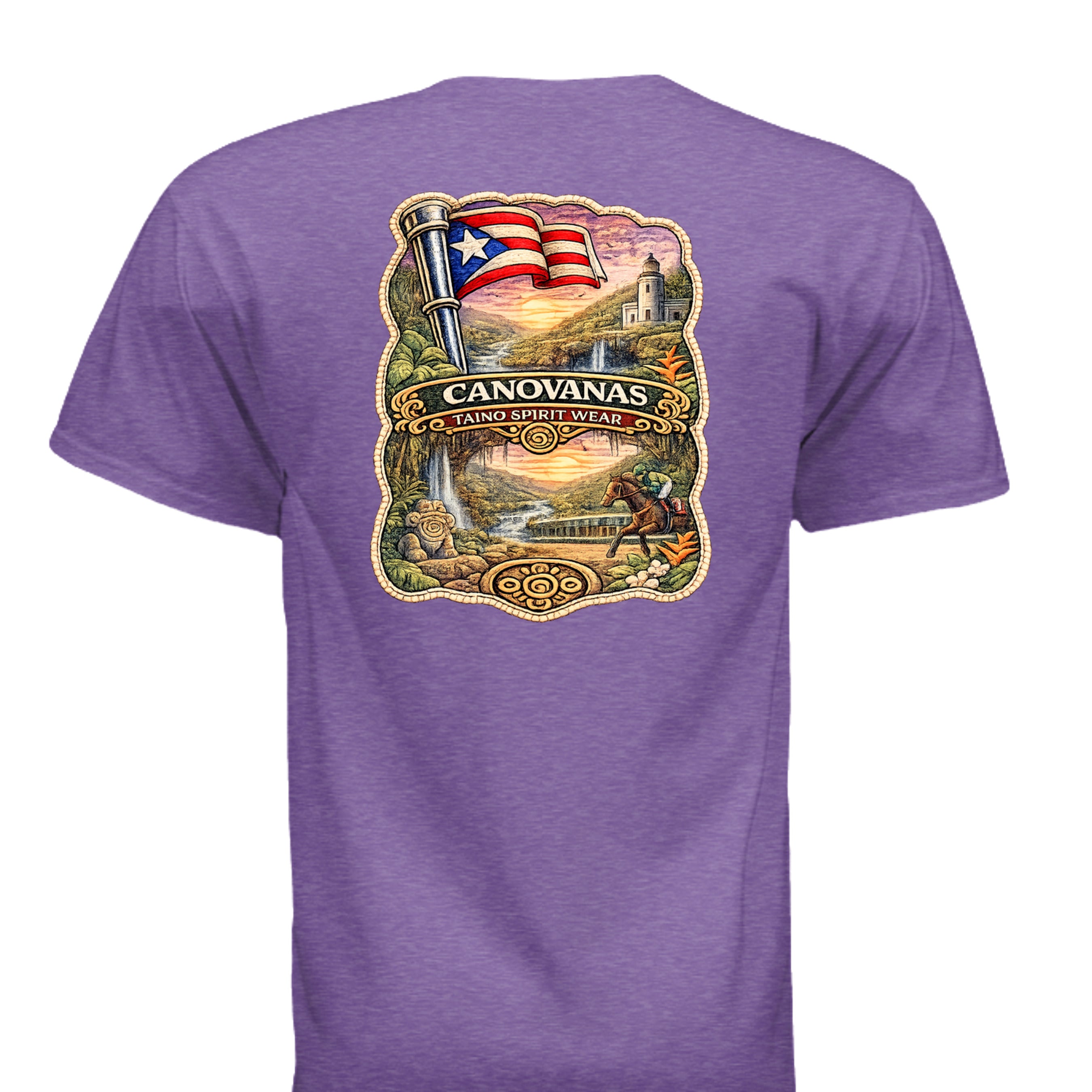 HEATHER PURPLE - G64V - BACK