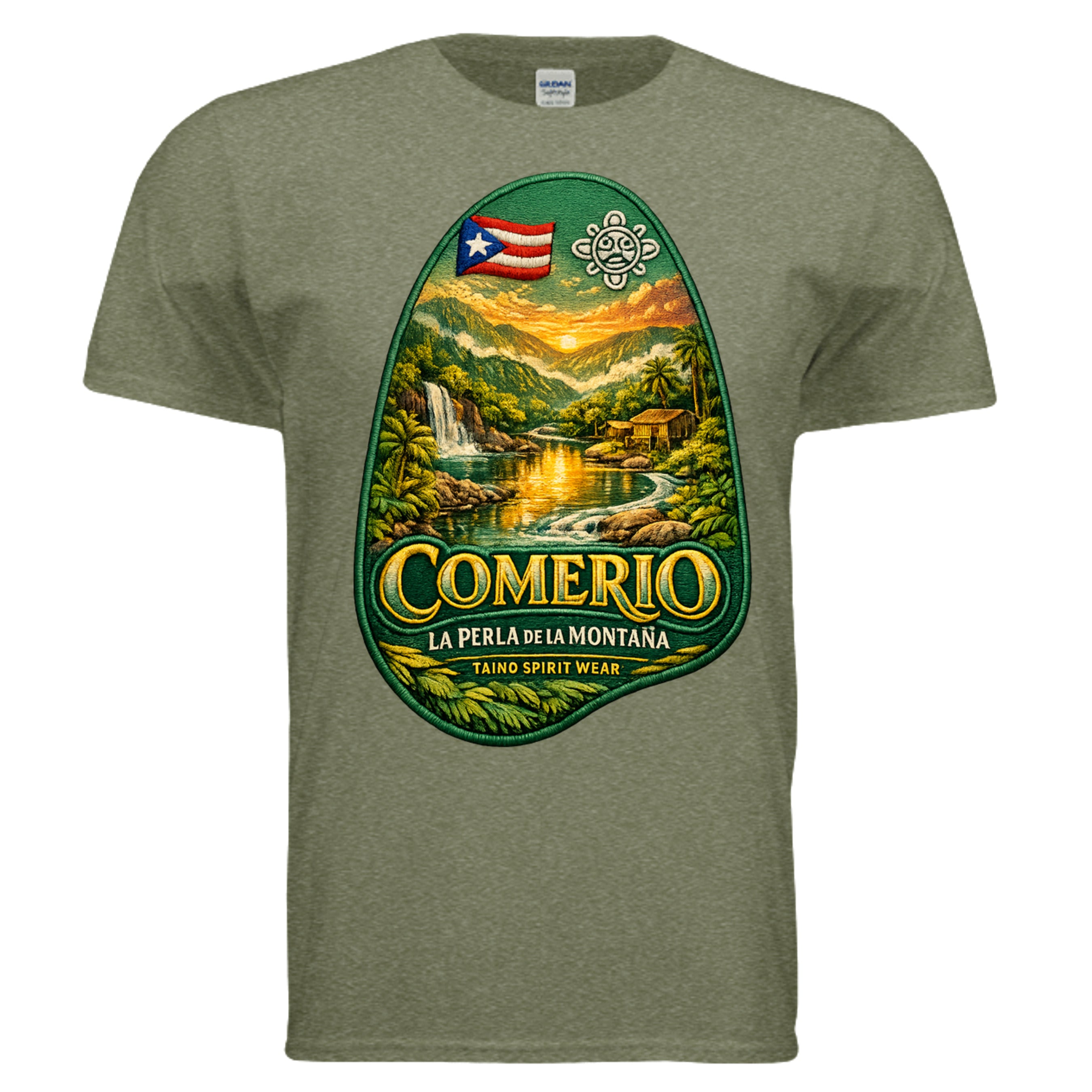HEATHER MILITARY GREEN - G640 - FRONT
