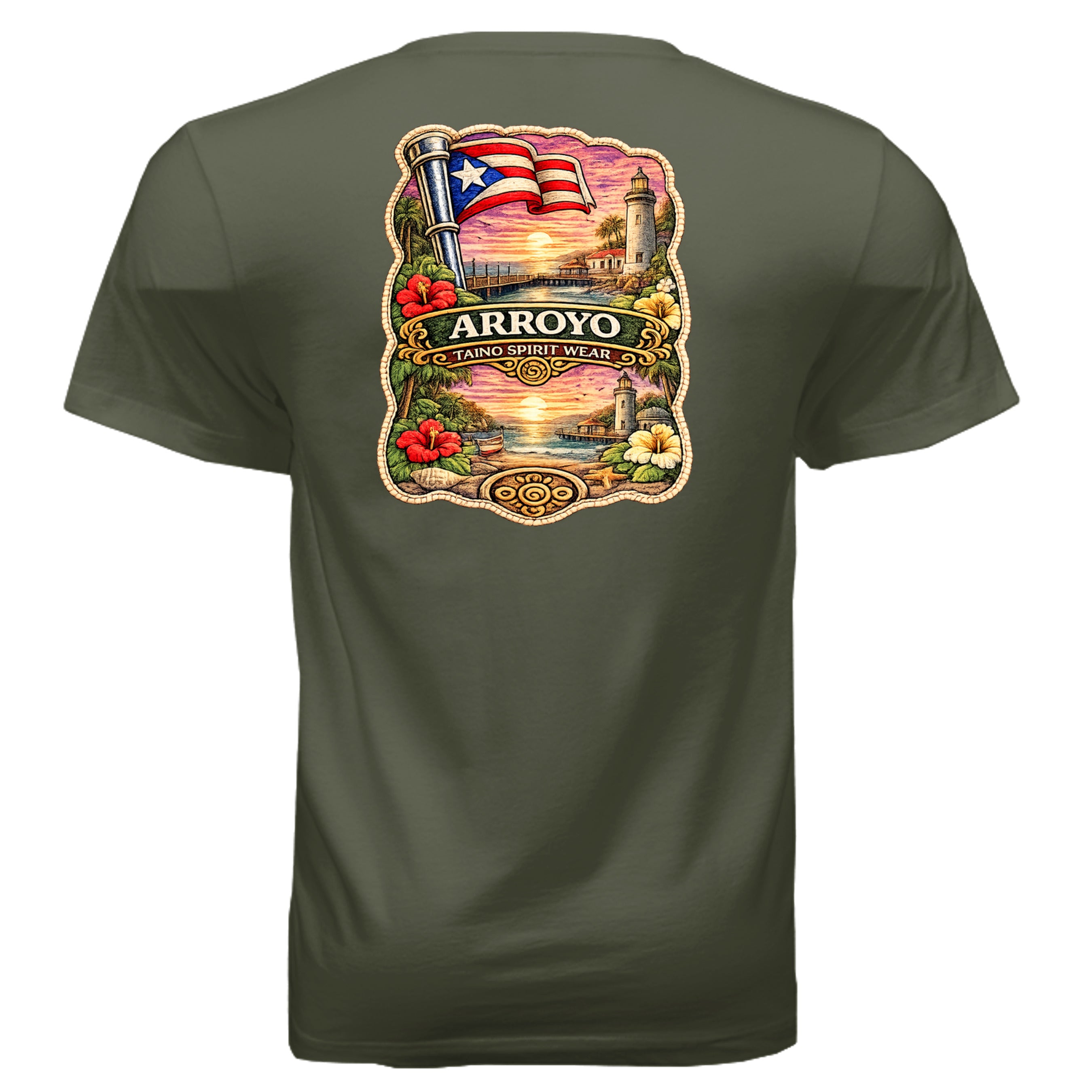 MILITARY GREEN - 3005 - BACK