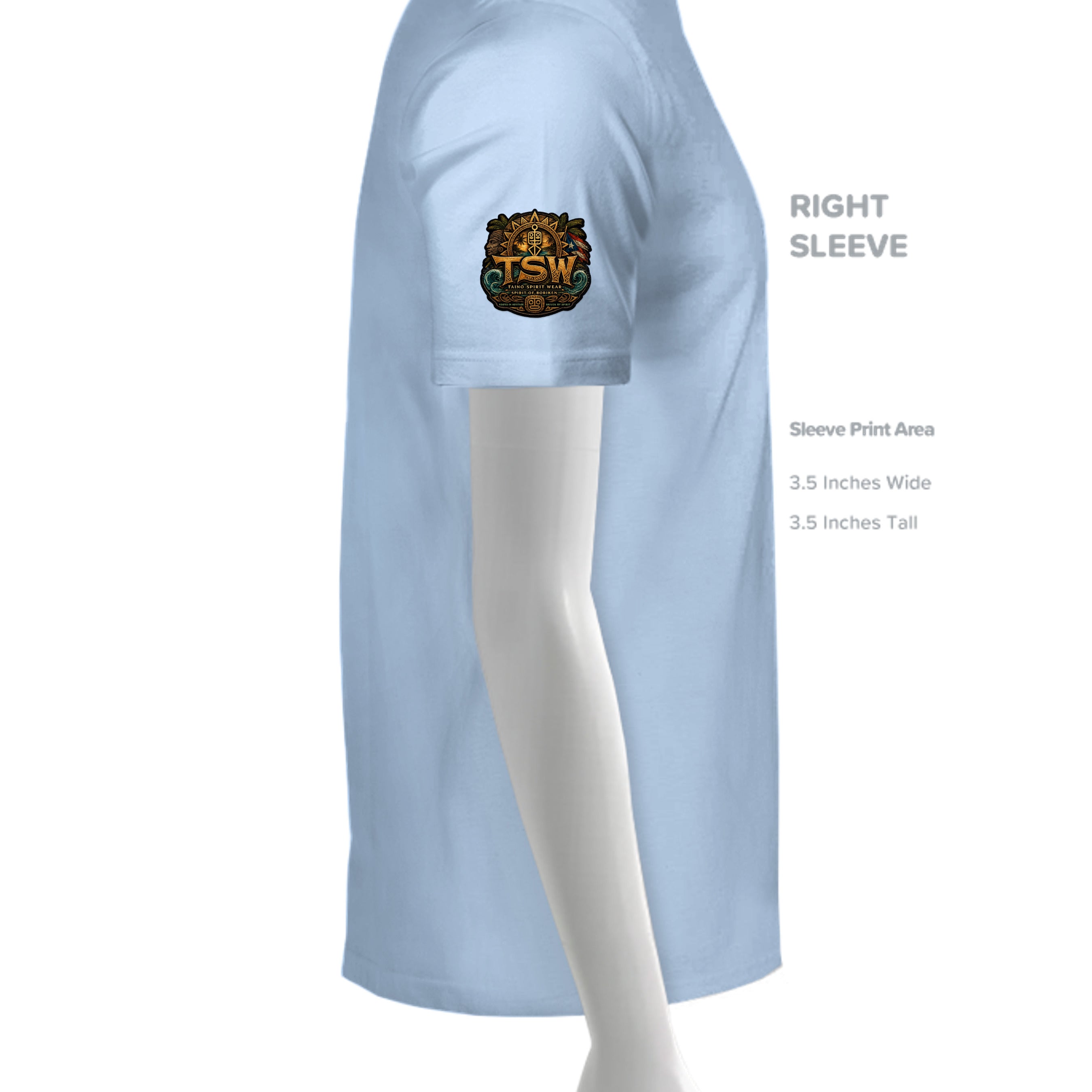 LIGHT BLUE - G500 - SLEEVE_RIGHT