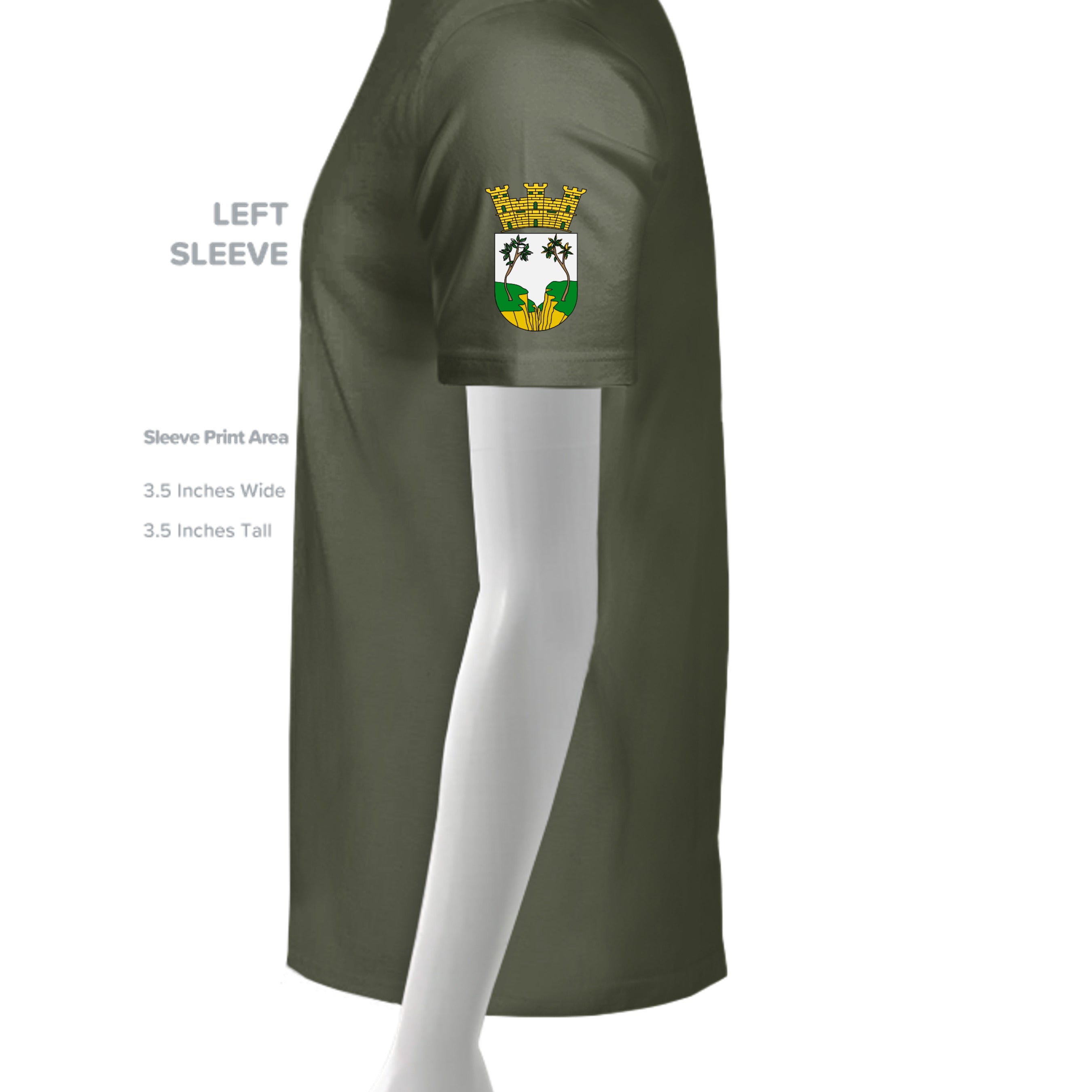 MILITARY GREEN - 3005 - SLEEVE_LEFT