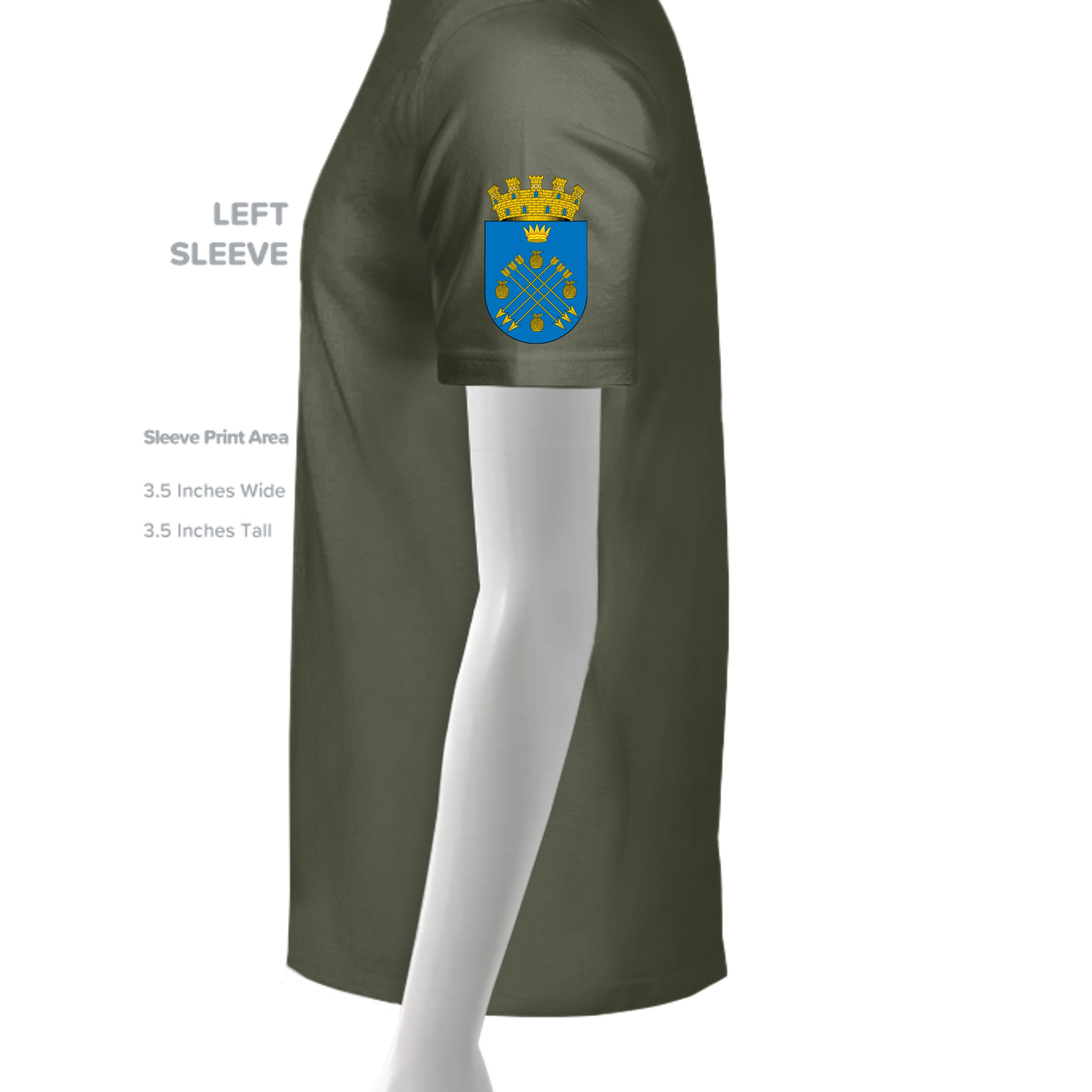 MILITARY GREEN - 3005 - SLEEVE_LEFT