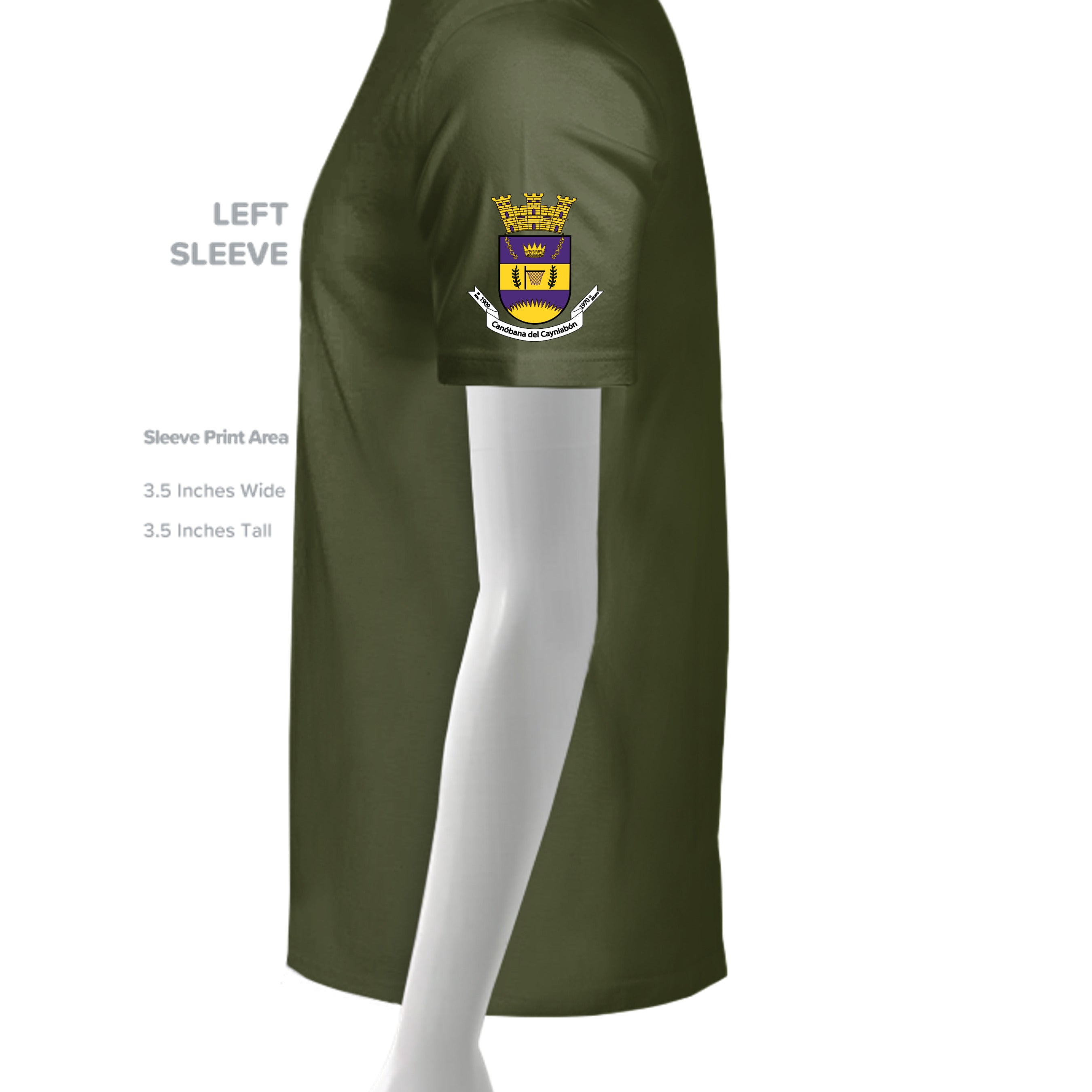 MILITARY GREEN - G500 - SLEEVE_LEFT