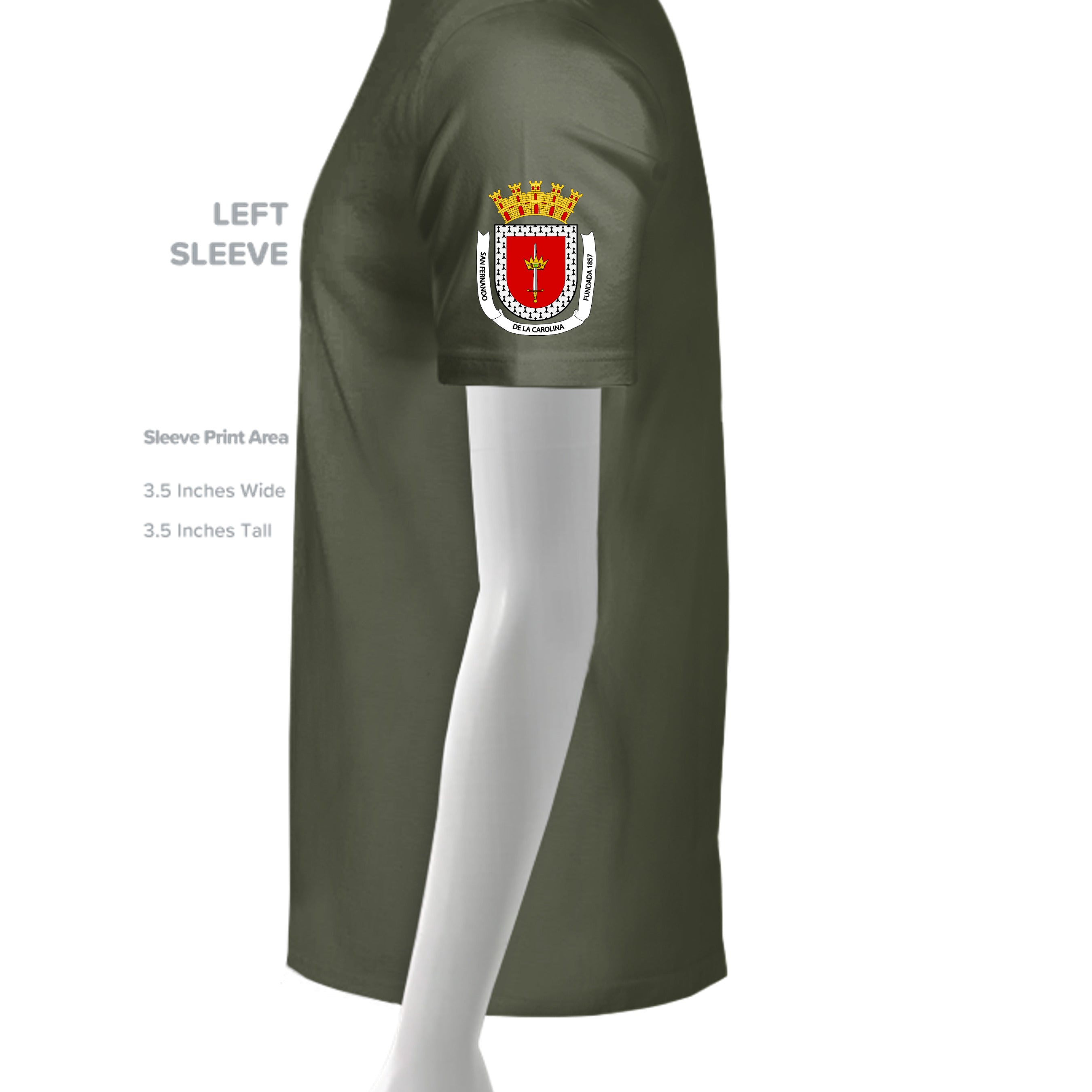 MILITARY GREEN - 3005 - SLEEVE_LEFT