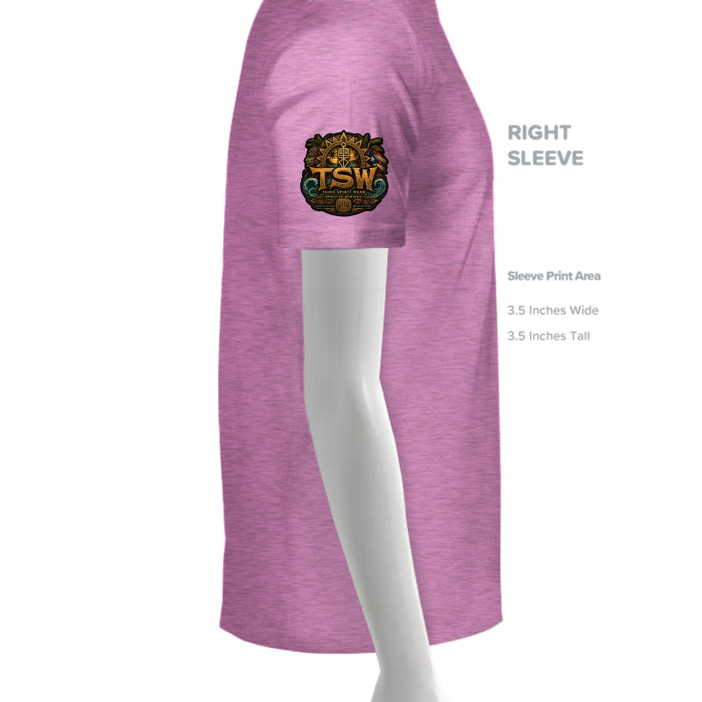 HEATHER RADIANT ORCHID - G500 - SLEEVE_RIGHT