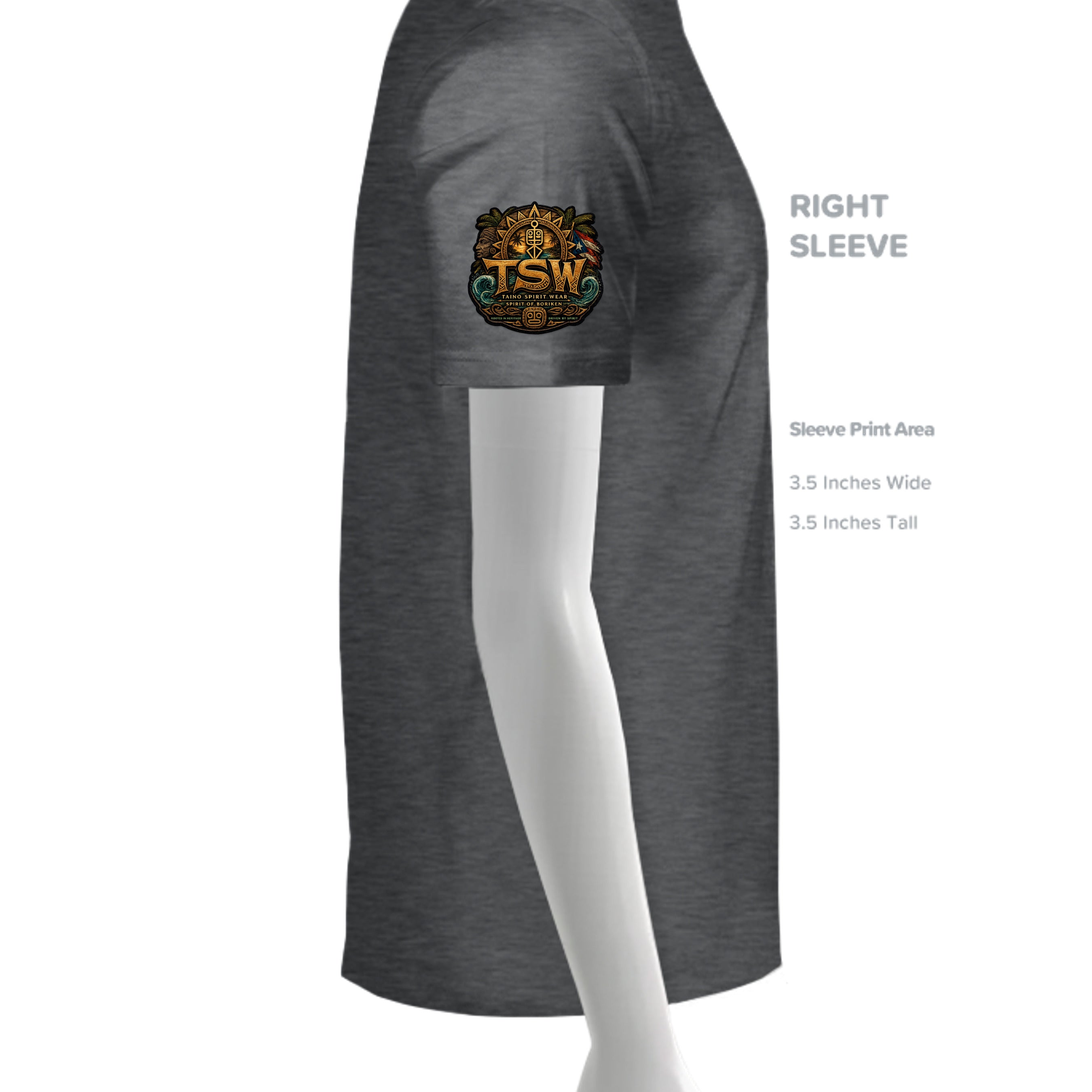 DARK HEATHER - G64V - SLEEVE_RIGHT
