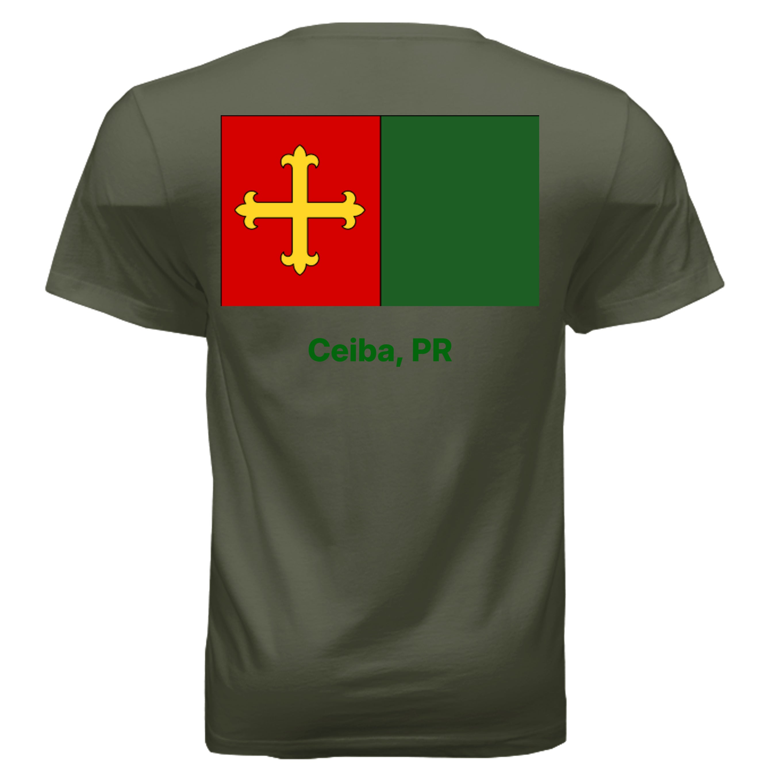 MILITARY GREEN - 3005 - BACK
