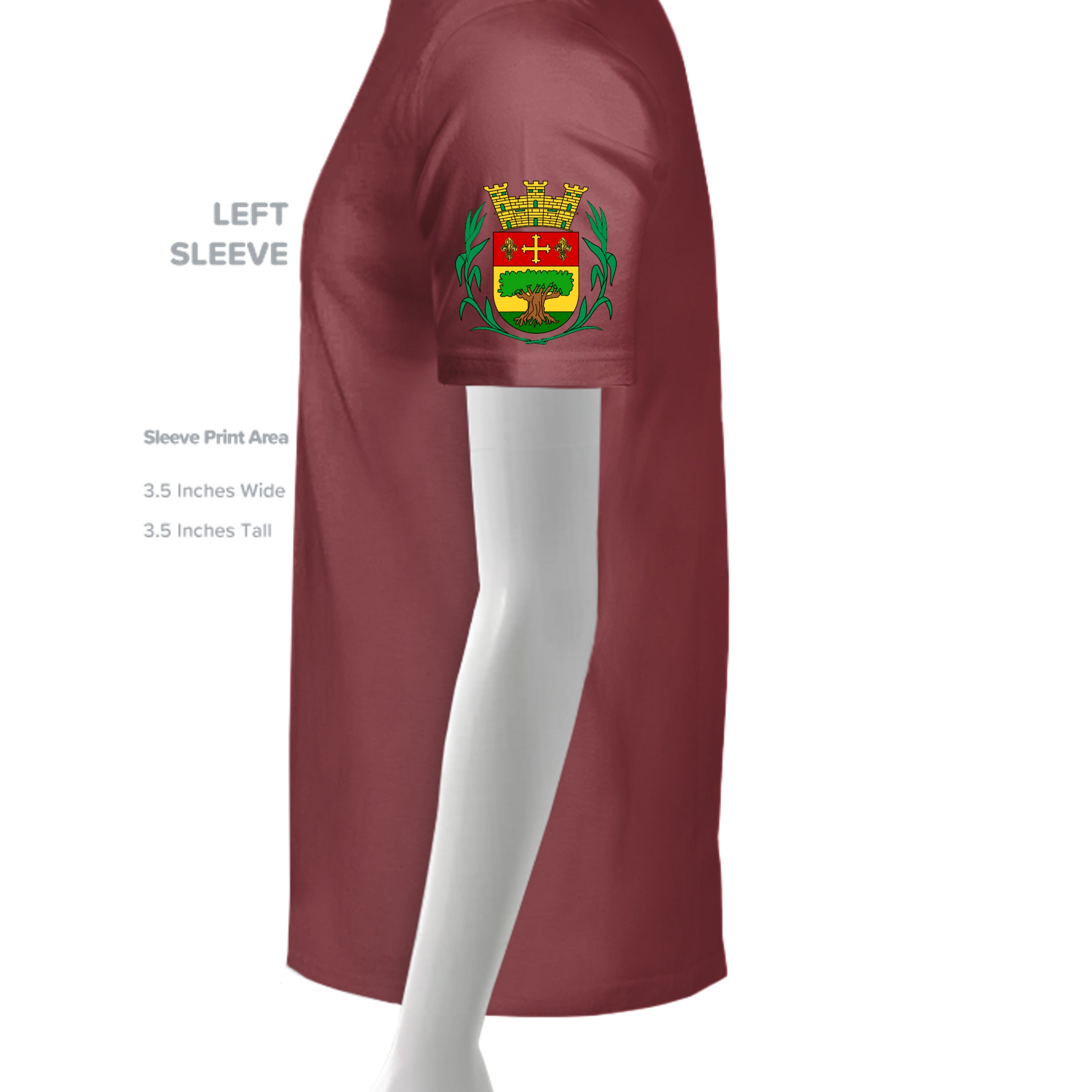 MAROON - 3005 - SLEEVE_LEFT