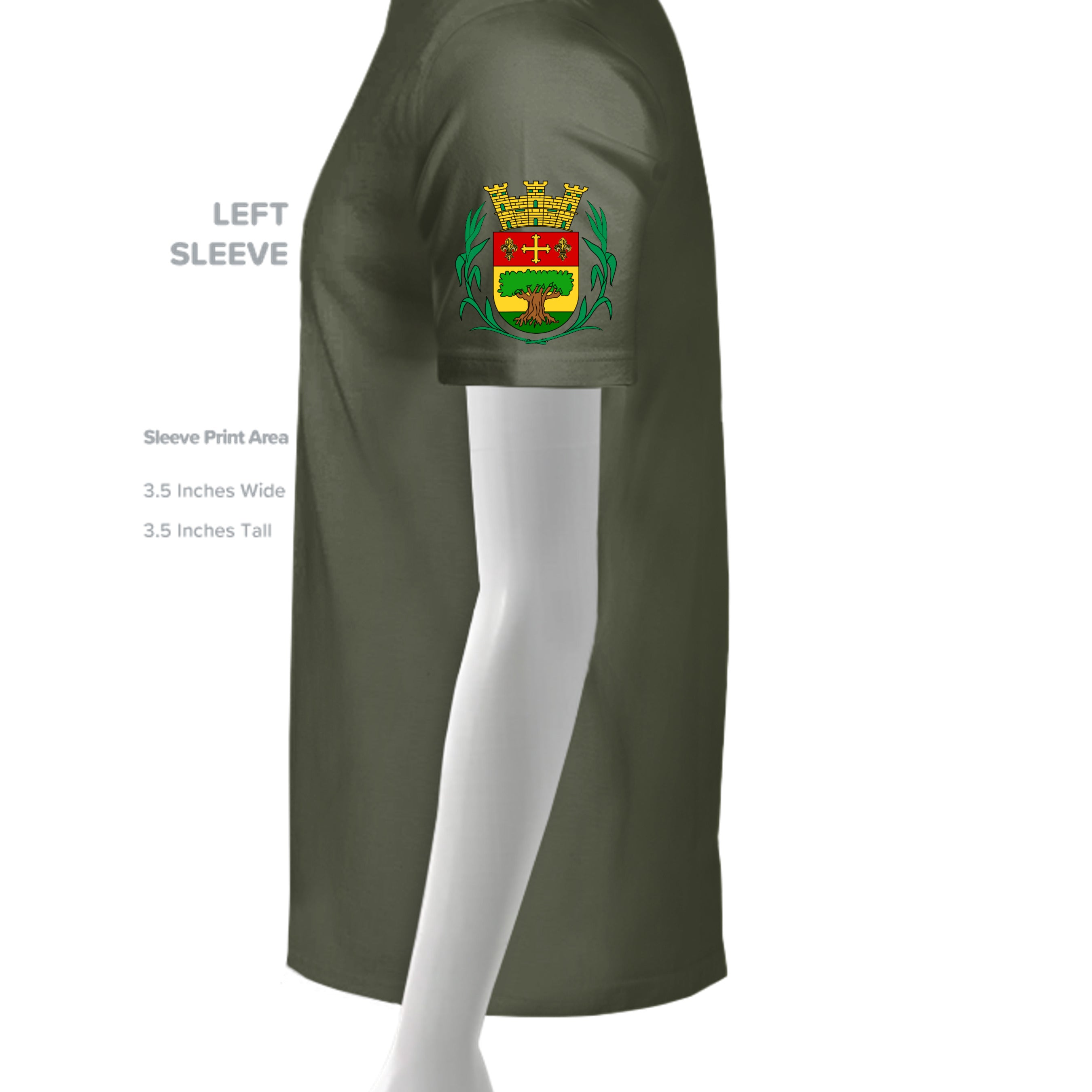 MILITARY GREEN - 3005 - SLEEVE_LEFT