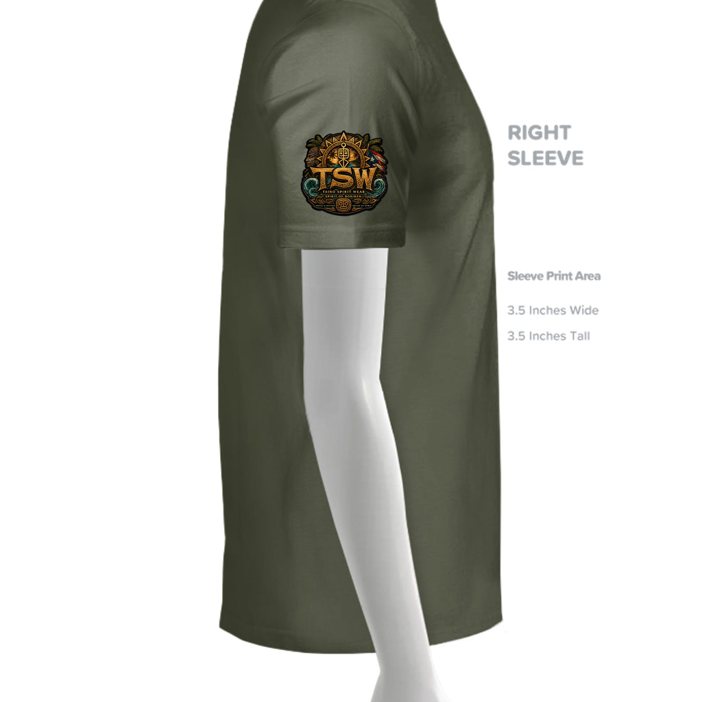 MILITARY GREEN - 3005 - SLEEVE_RIGHT