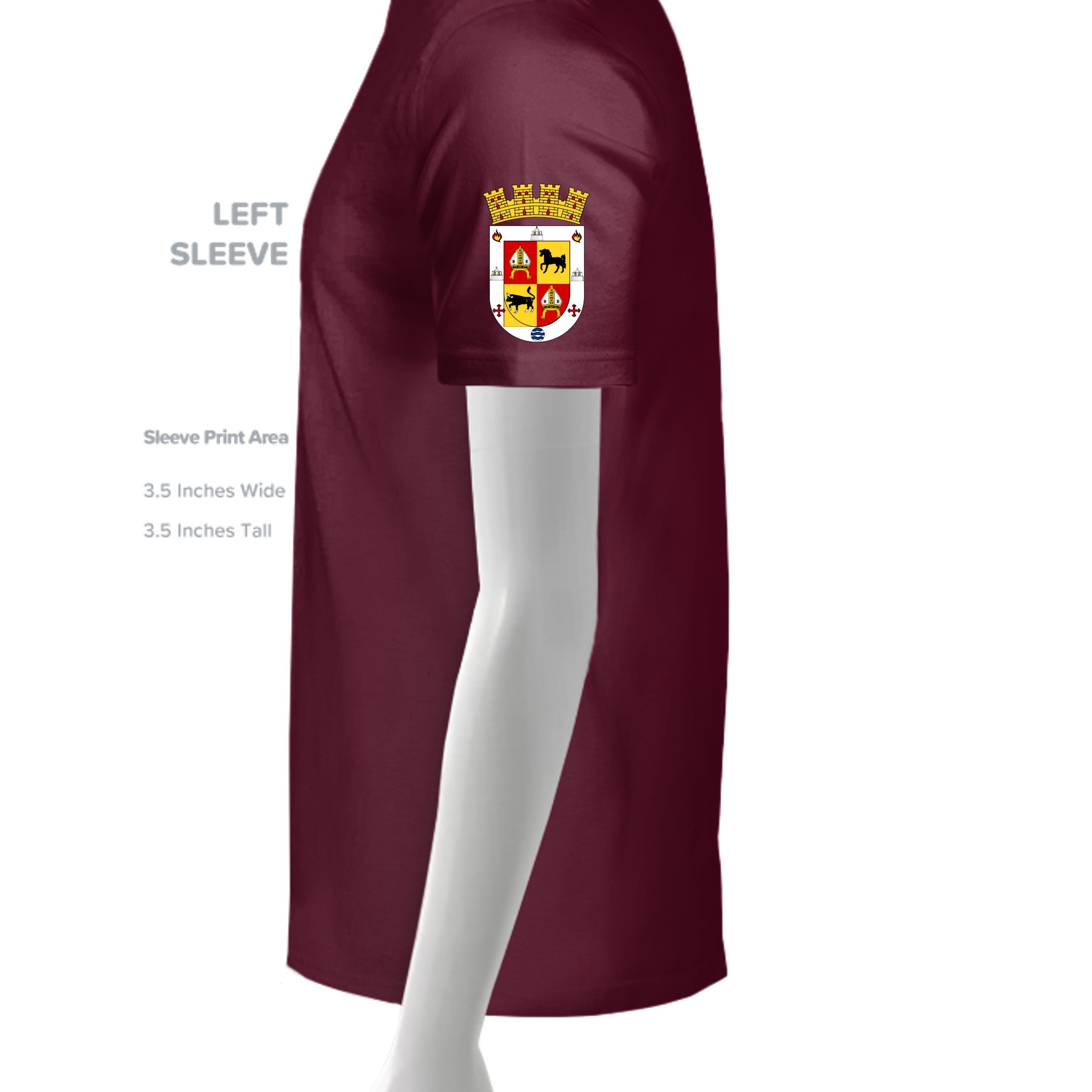 MAROON - G500 - SLEEVE_LEFT