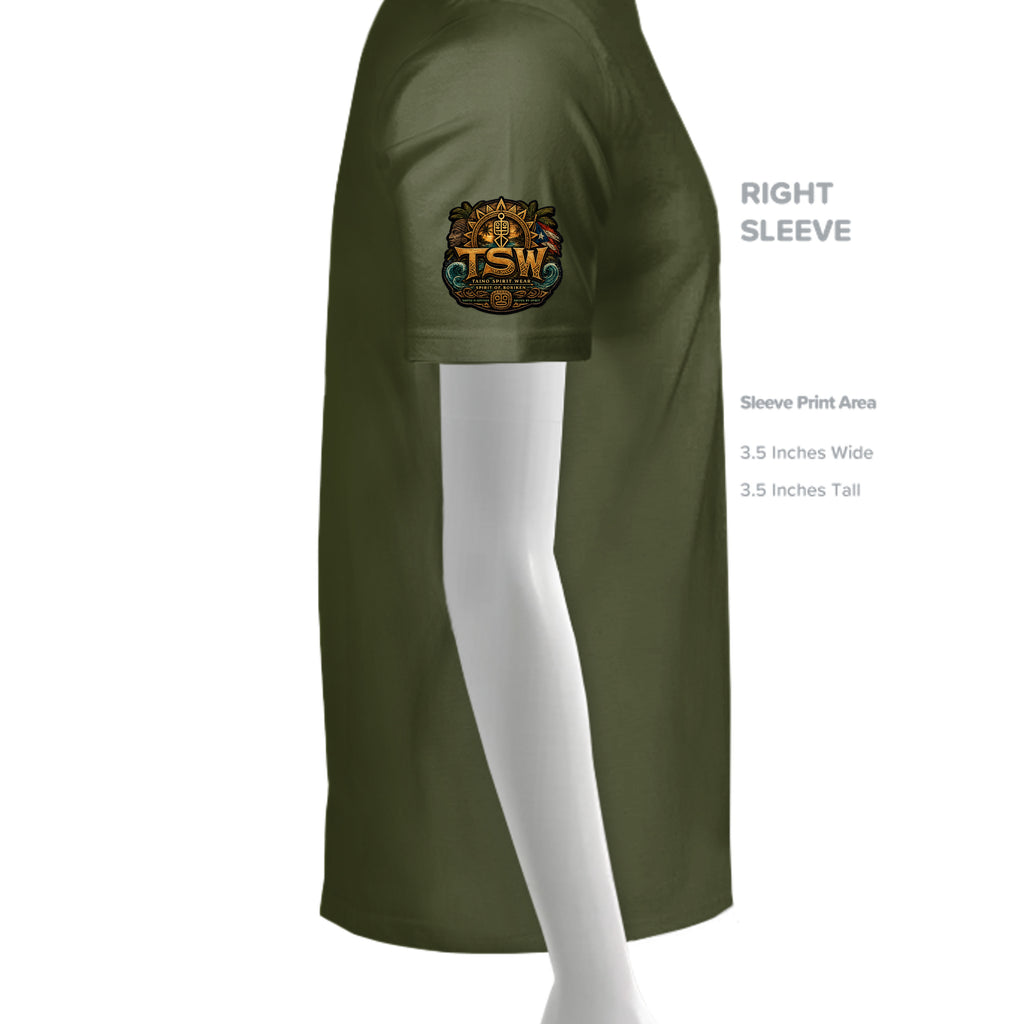 MILITARY GREEN - G500 - SLEEVE_RIGHT