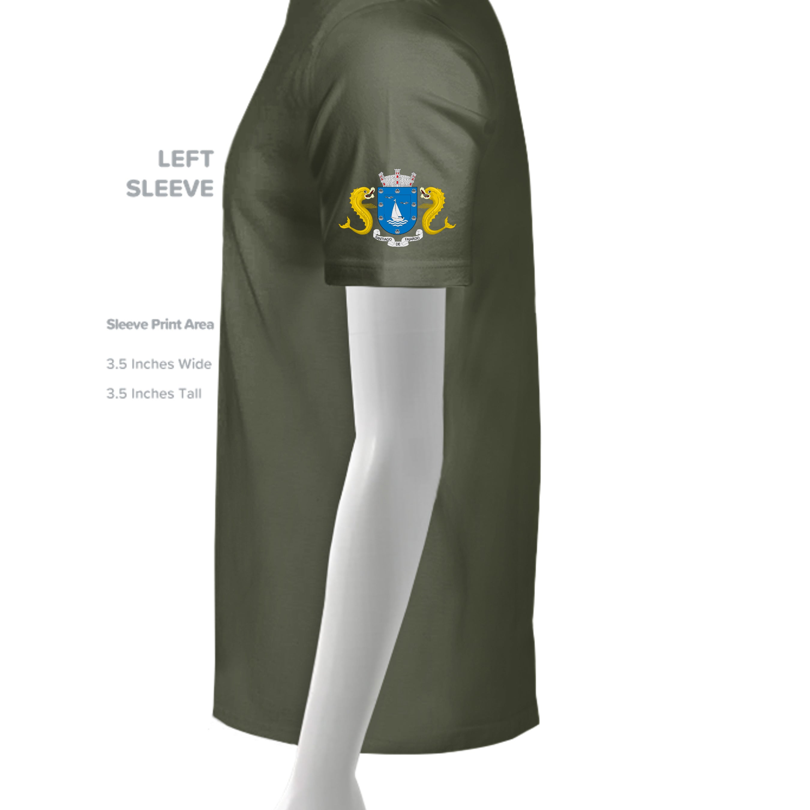MILITARY GREEN - 3005 - SLEEVE_LEFT
