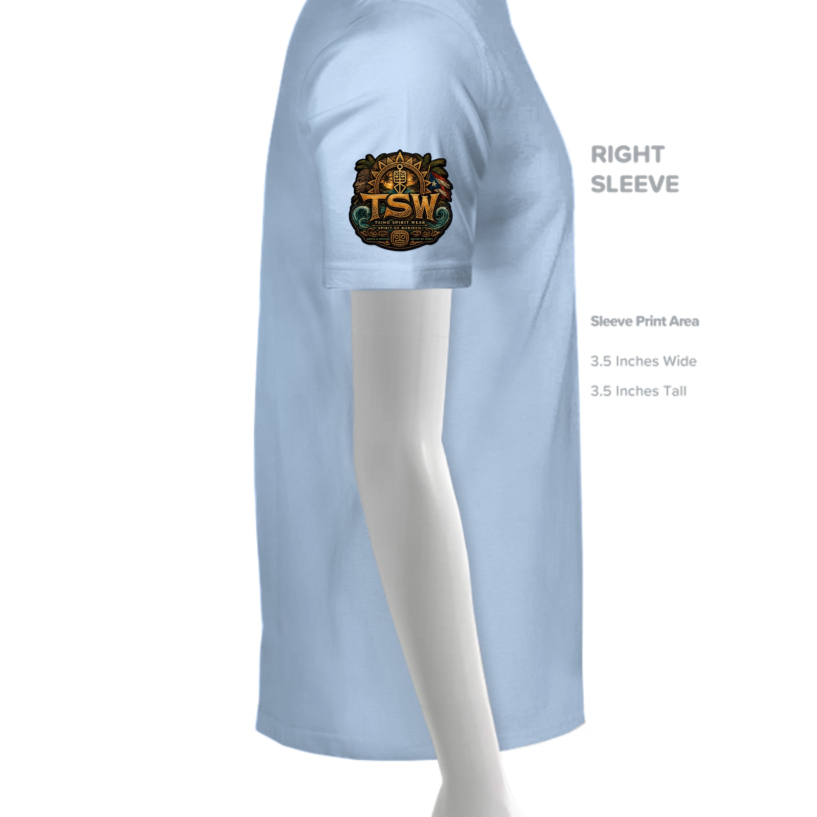 LIGHT BLUE - G500 - SLEEVE_RIGHT